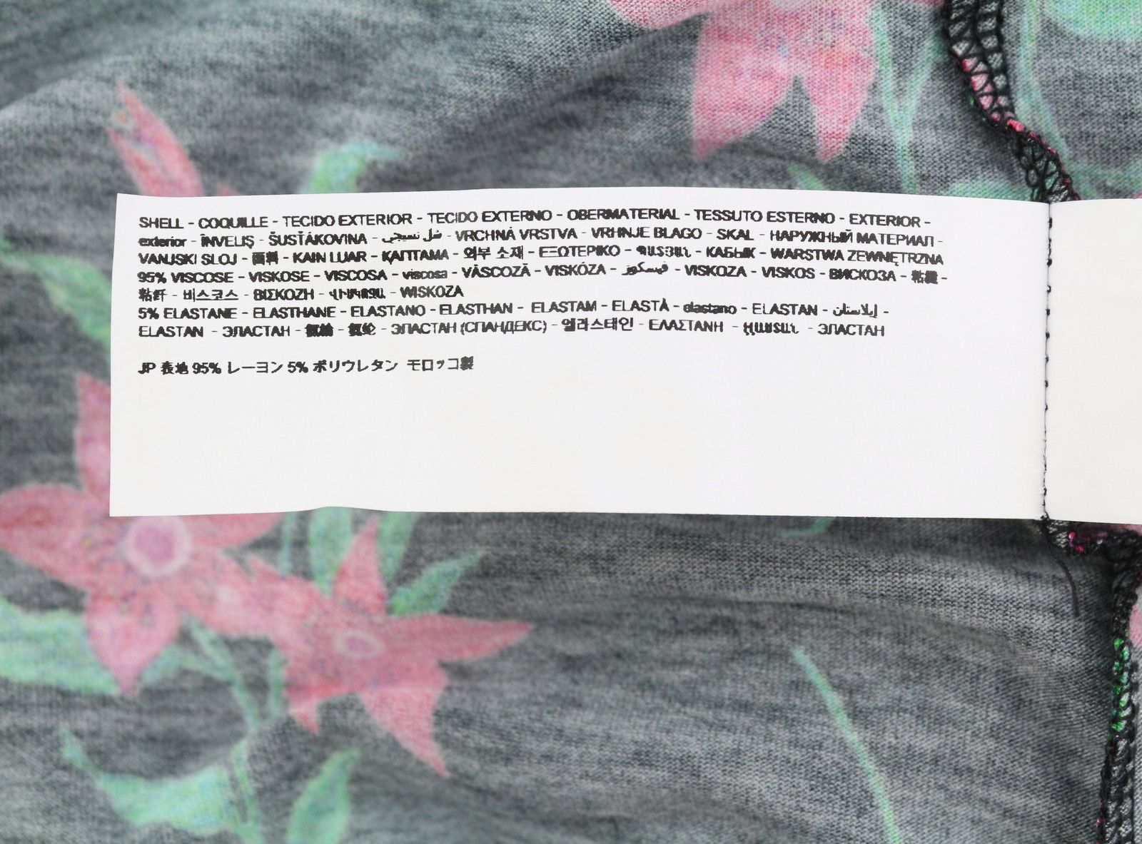 Desigual TS KIM XL Black Floral Open Back Blouse 88940 Size XL / US 12-14 / IT 48-50 - 10 Thumbnail