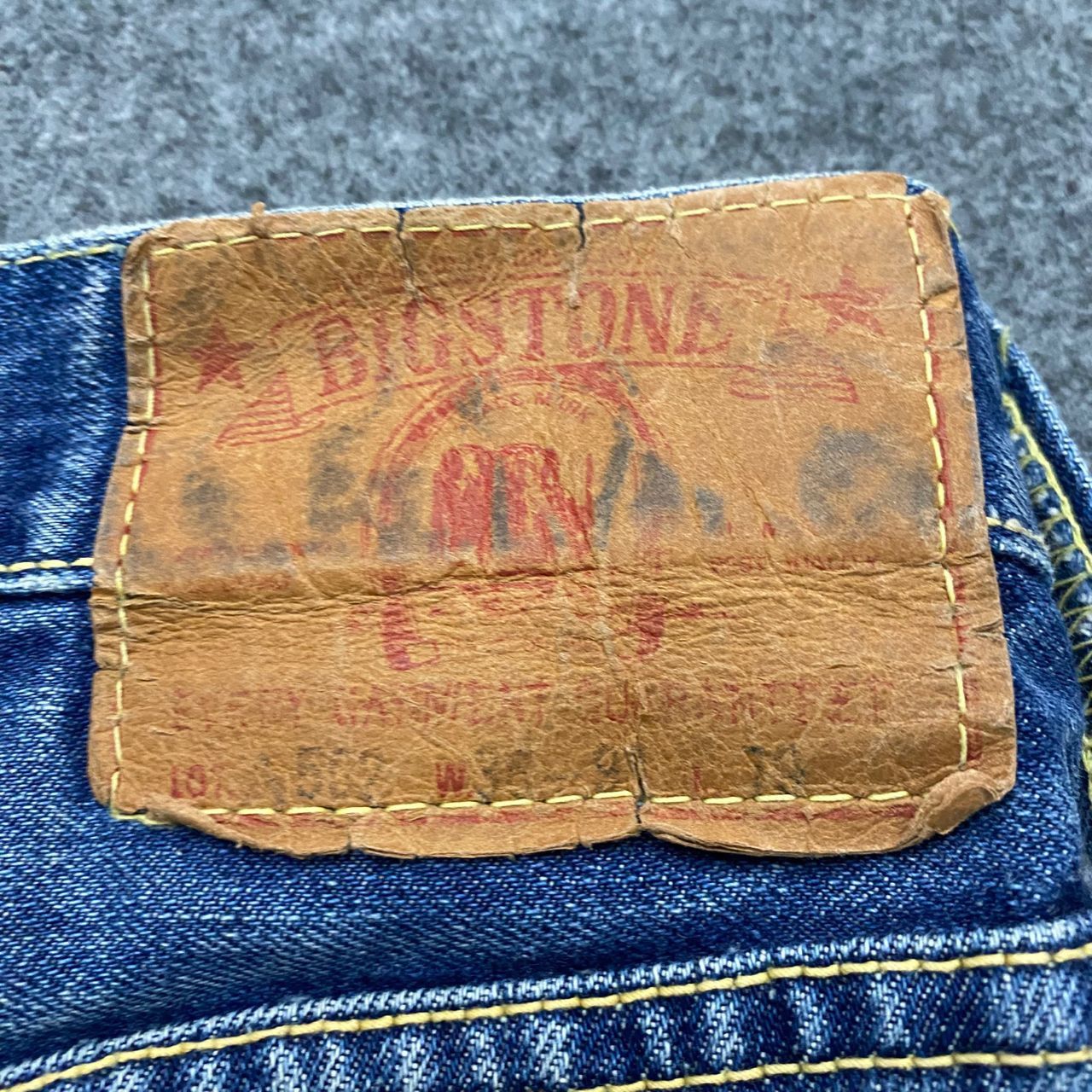 If Six Was Nine 💥Best Offer💥Vintage 80s Big Stone Distressed Denim Size US 34 / EU 50 - 17 Thumbnail