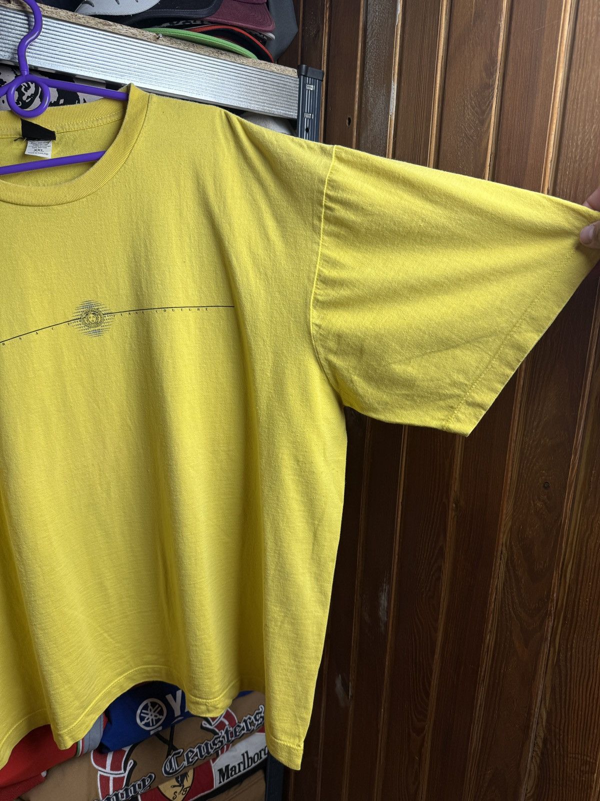 Versace Versace vintage Medusa tee big logo stripes Size US XXL / EU 58 / 5 - 9 Thumbnail