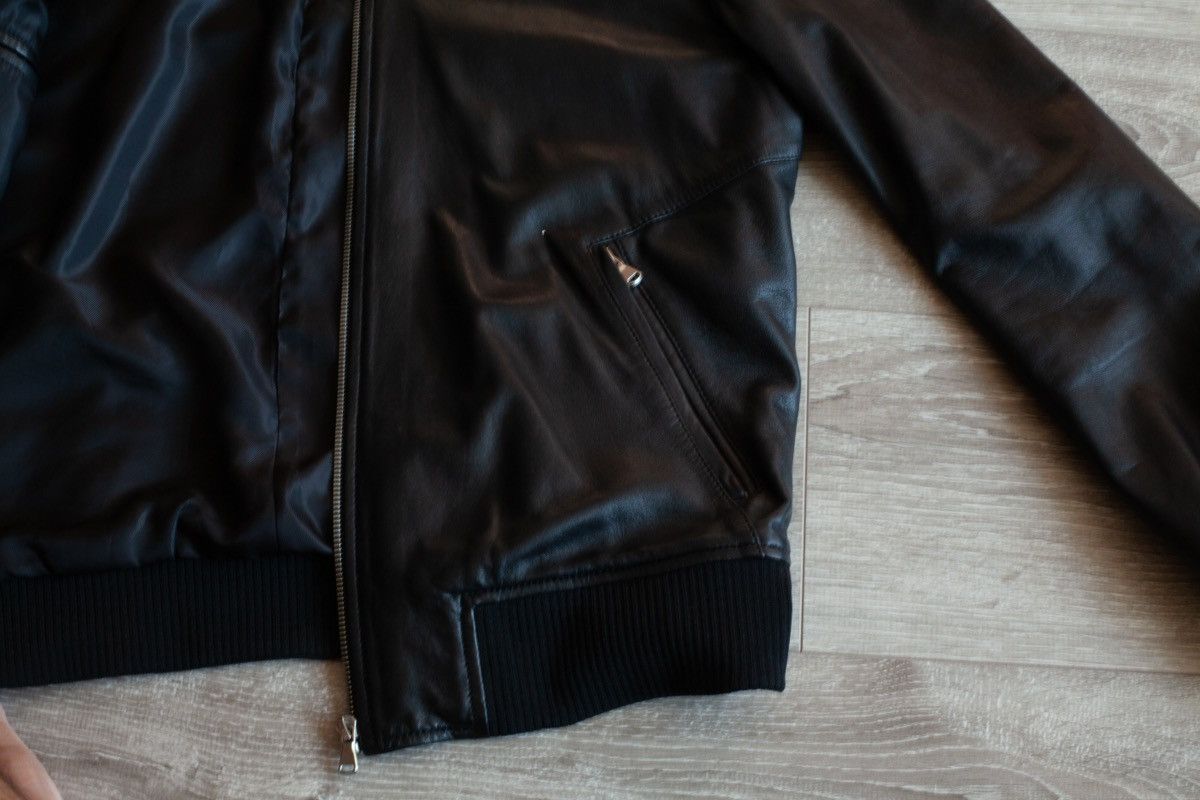 Calibre Leather Bomber Jacket Size US M / EU 48-50 / 2 - 4 Thumbnail
