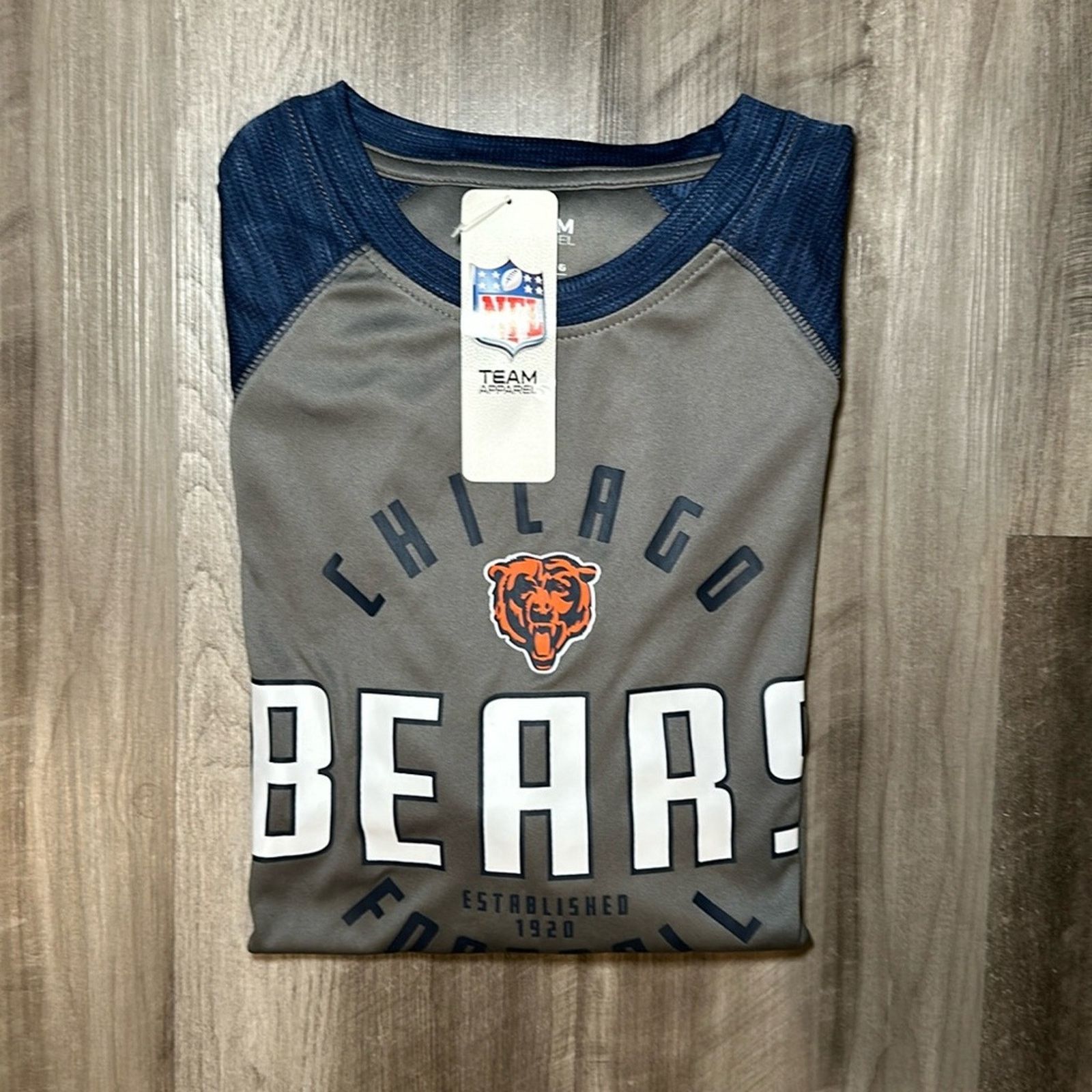 NFL Chicago Bears NFL Team Apparel Long Sleeve Tee - Large Size US L / EU 52-54 / 3 - 1 Thumbnail
