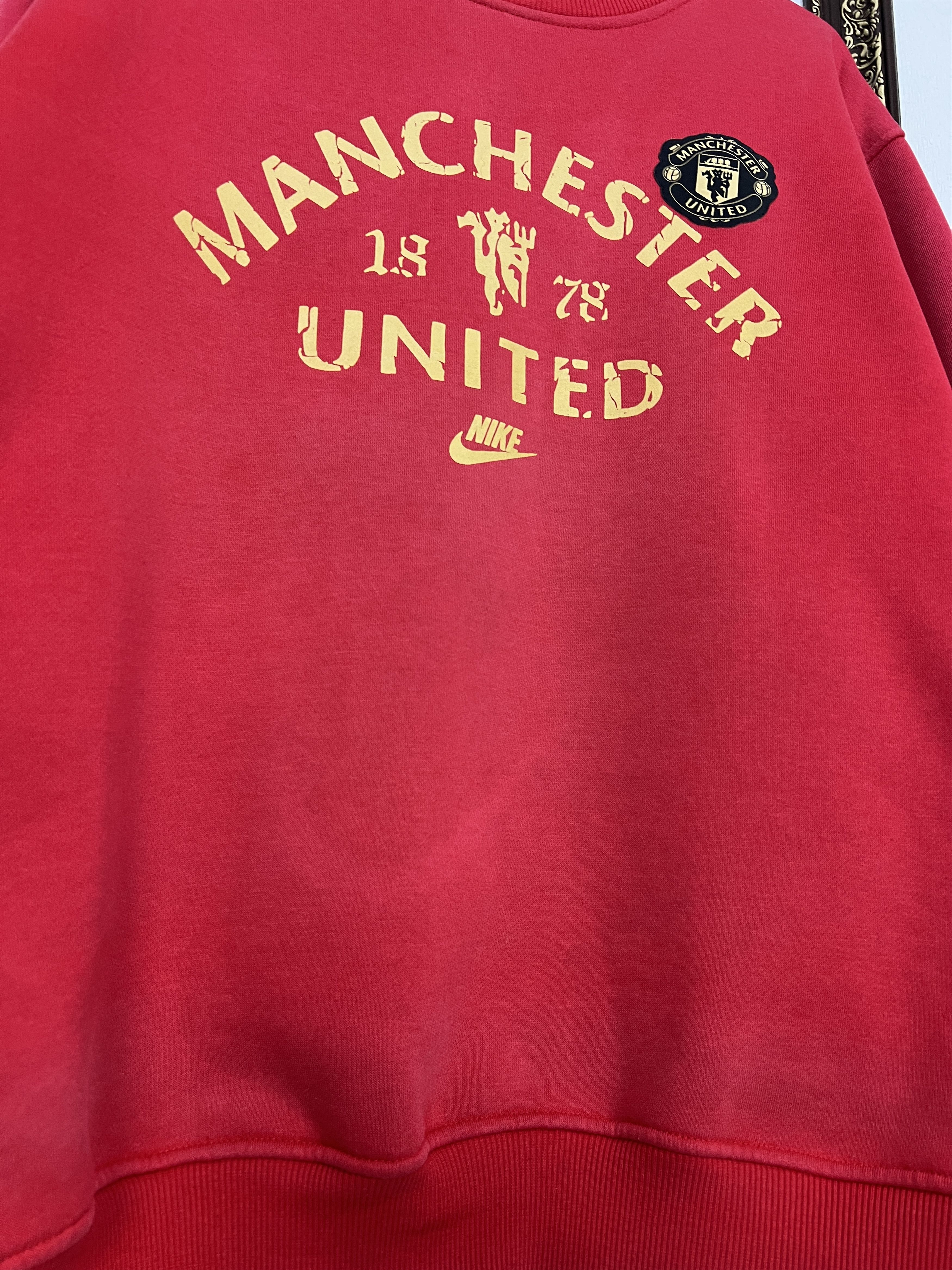 Nike Nike Manchester United Football Sweatshirt Soccer Track Top Size US L / EU 52-54 / 3 - 4 Thumbnail