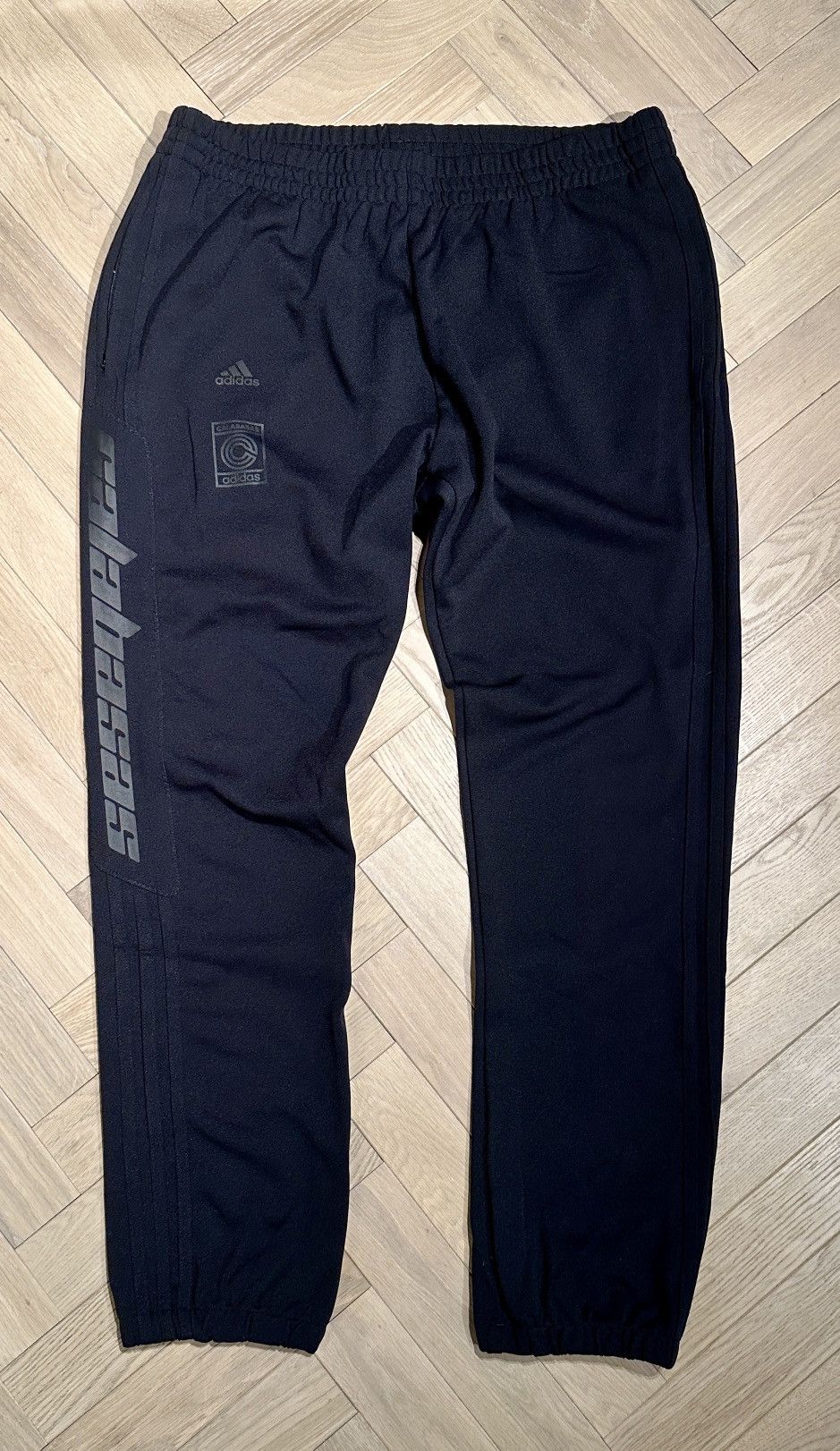 image of Adidas Yeezy Calabasas Track Pants in Black, Men's (Size 33)