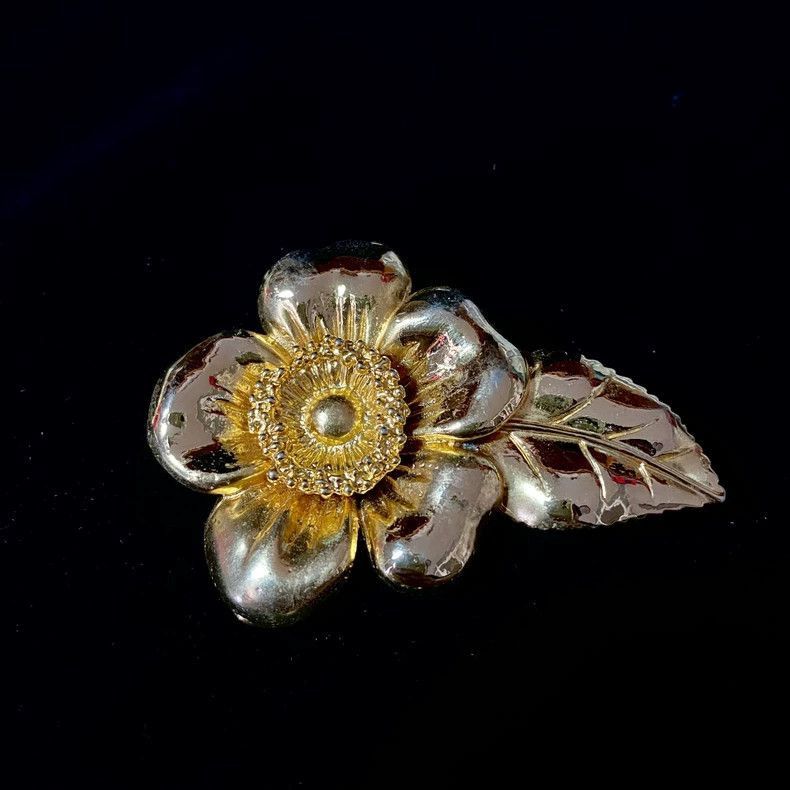 Kenzo KENZO Flower Brooch Vintage Gold Plated-2506 Size ONE SIZE - 2 Thumbnail