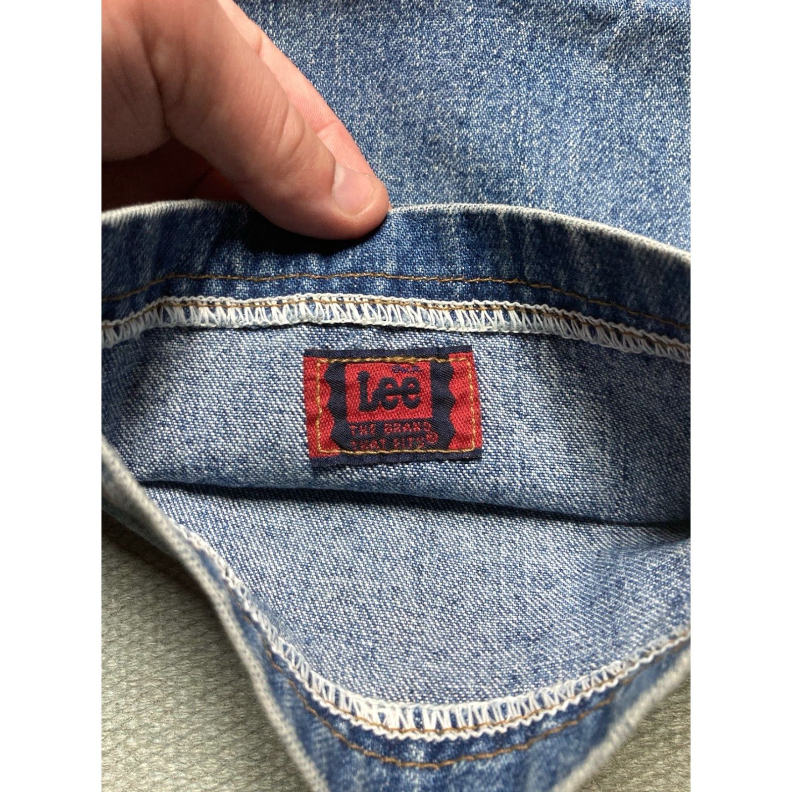 Lee VINTAGE Lee Denim Jeans Straight USA Women’s Regular 12 24x27 Blue Jeans Womens Size 34" / US 12 / IT 48 - 3 Thumbnail