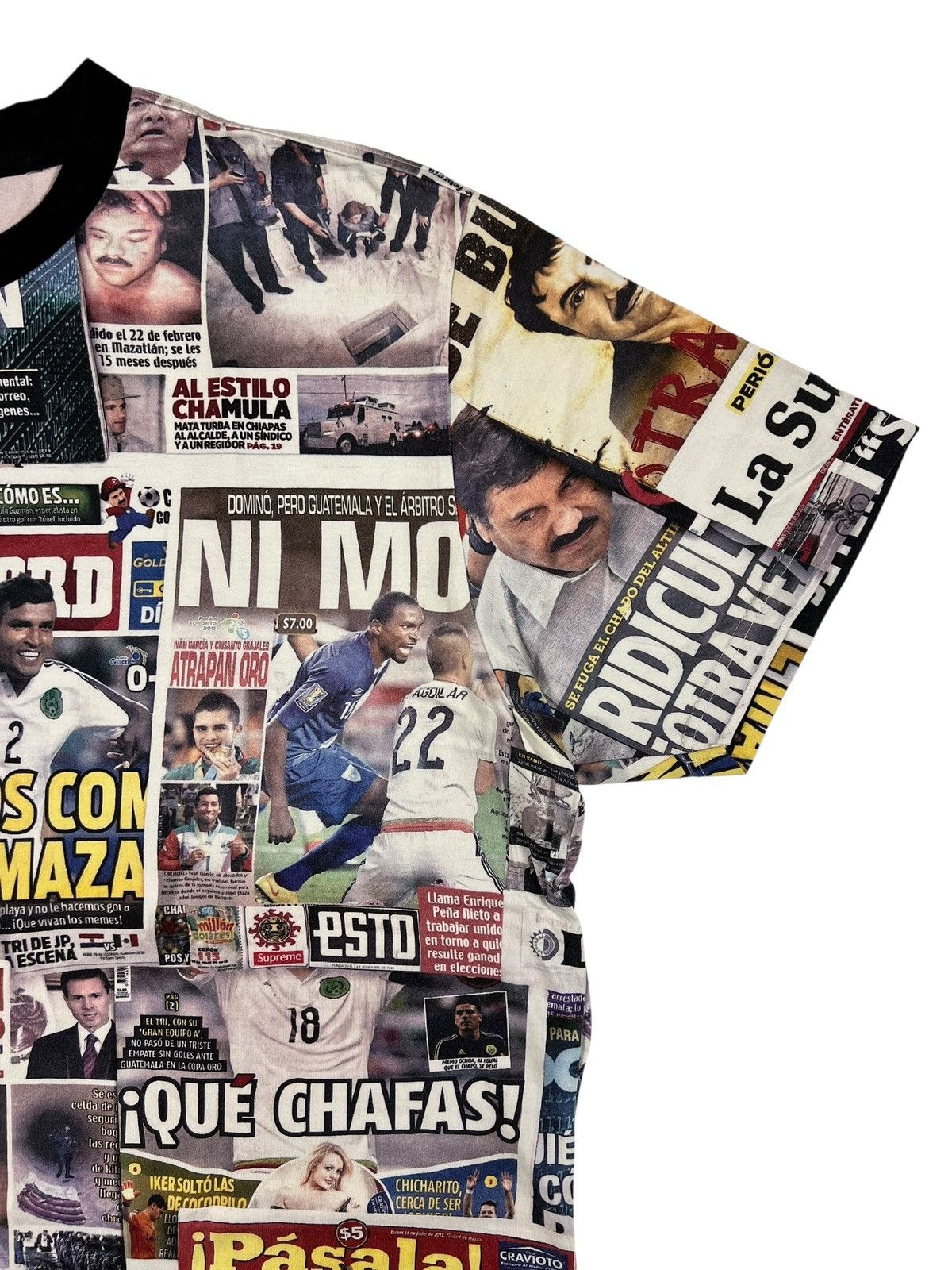 Supreme SS20 EL CHAPO ‘HEADLINE S/S TOP’ Size US XL / EU 56 / 4 - 9 Thumbnail