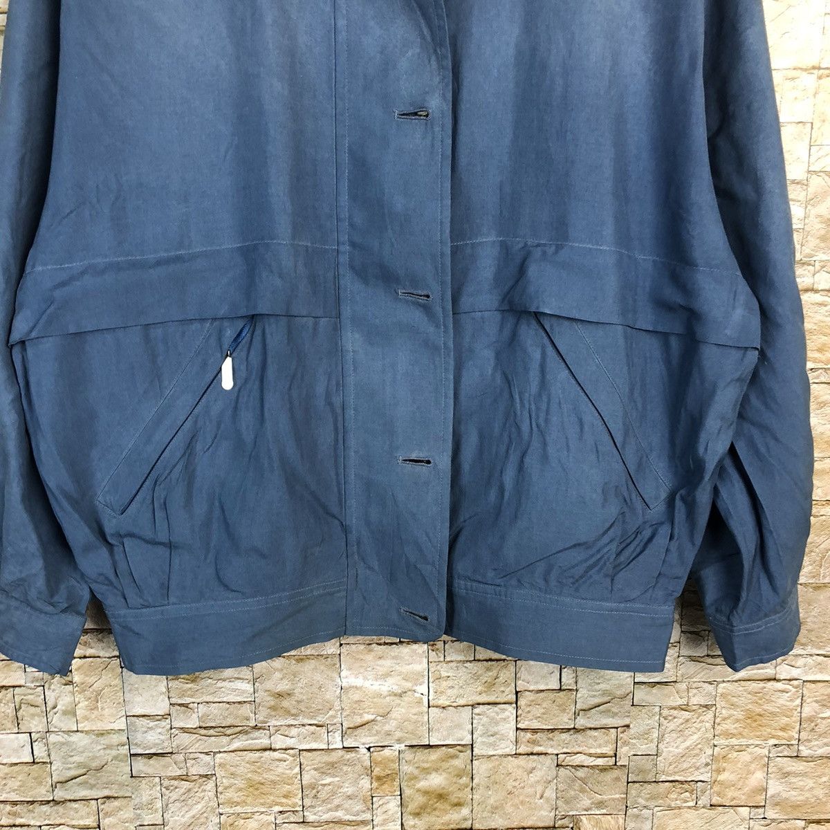 Burberry Burberrys vintage Blue light jacket windbreaker #A283 Size US L / EU 52-54 / 3 - 6 Thumbnail