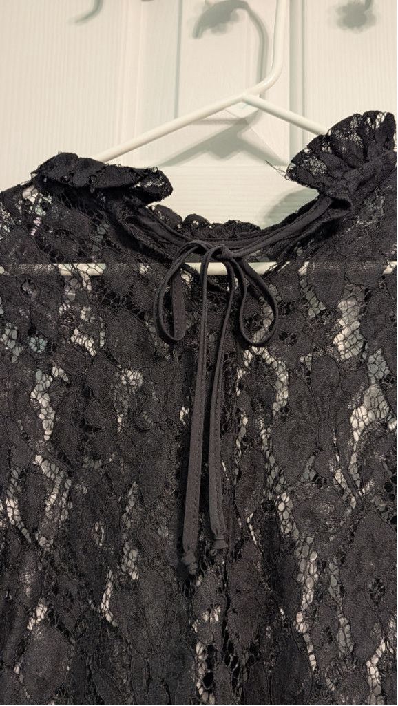 Designer Women's Notations Blouse, Size M, Black Size M / US 6-8 / IT 42-44 - 3 Thumbnail
