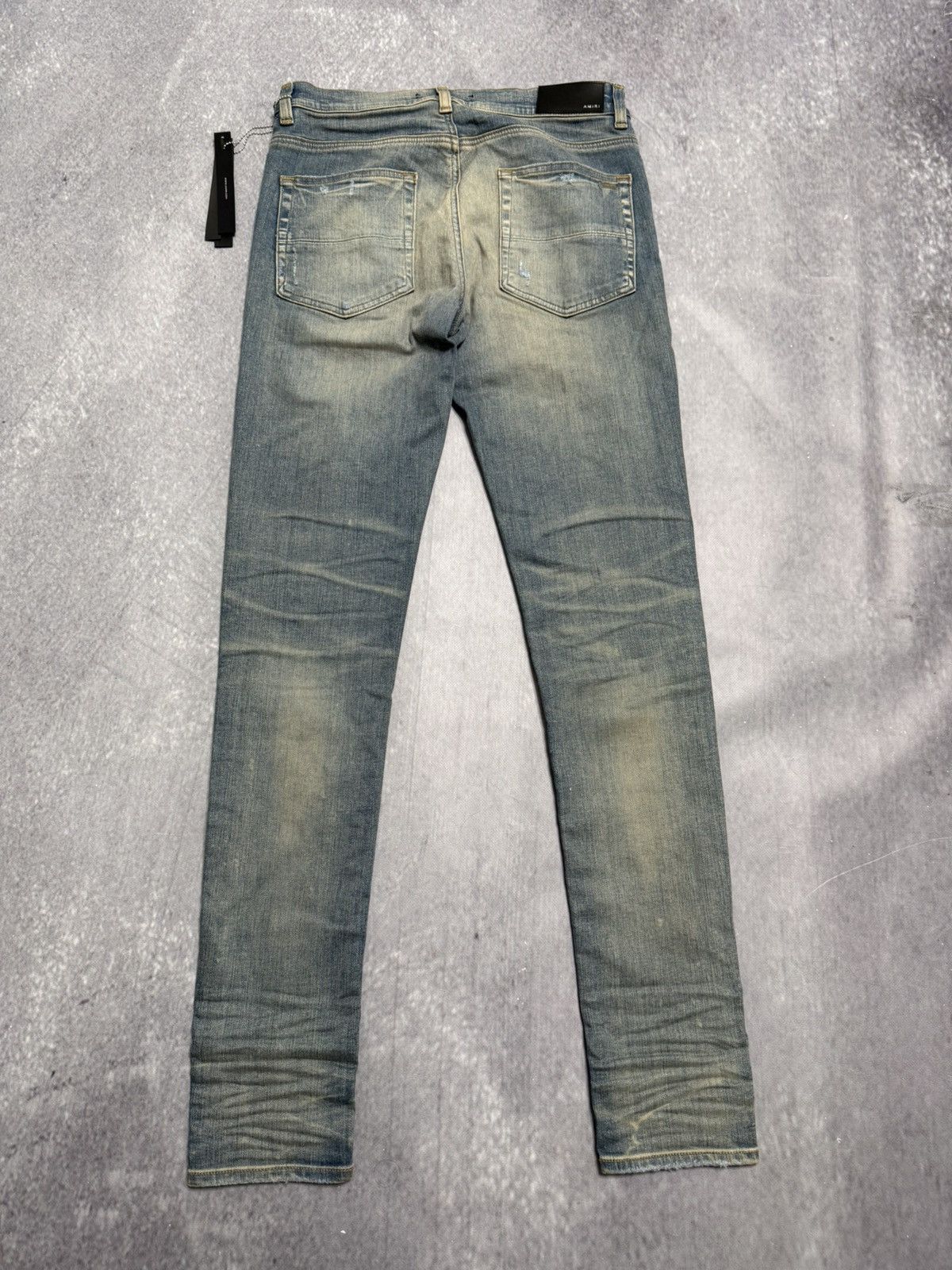 Amiri AMIRI Denim Repair Thrasher Jeans Size US 31 - 4 Thumbnail