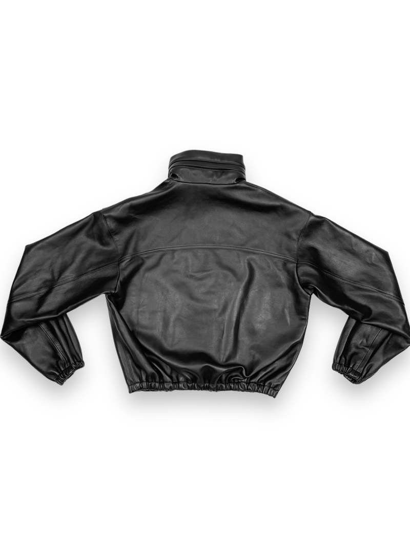 John Elliott John Elliott Leather Jumper Jacket – Black (Size Medium) Size US M / EU 48-50 / 2 - 6 Thumbnail