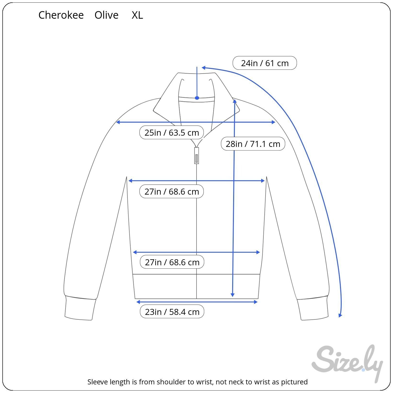Cherokee Cherokee Vintage Mens Fleece Lined Olive Green XL Bomber Jac Size US XL / EU 56 / 4 - 8 Thumbnail