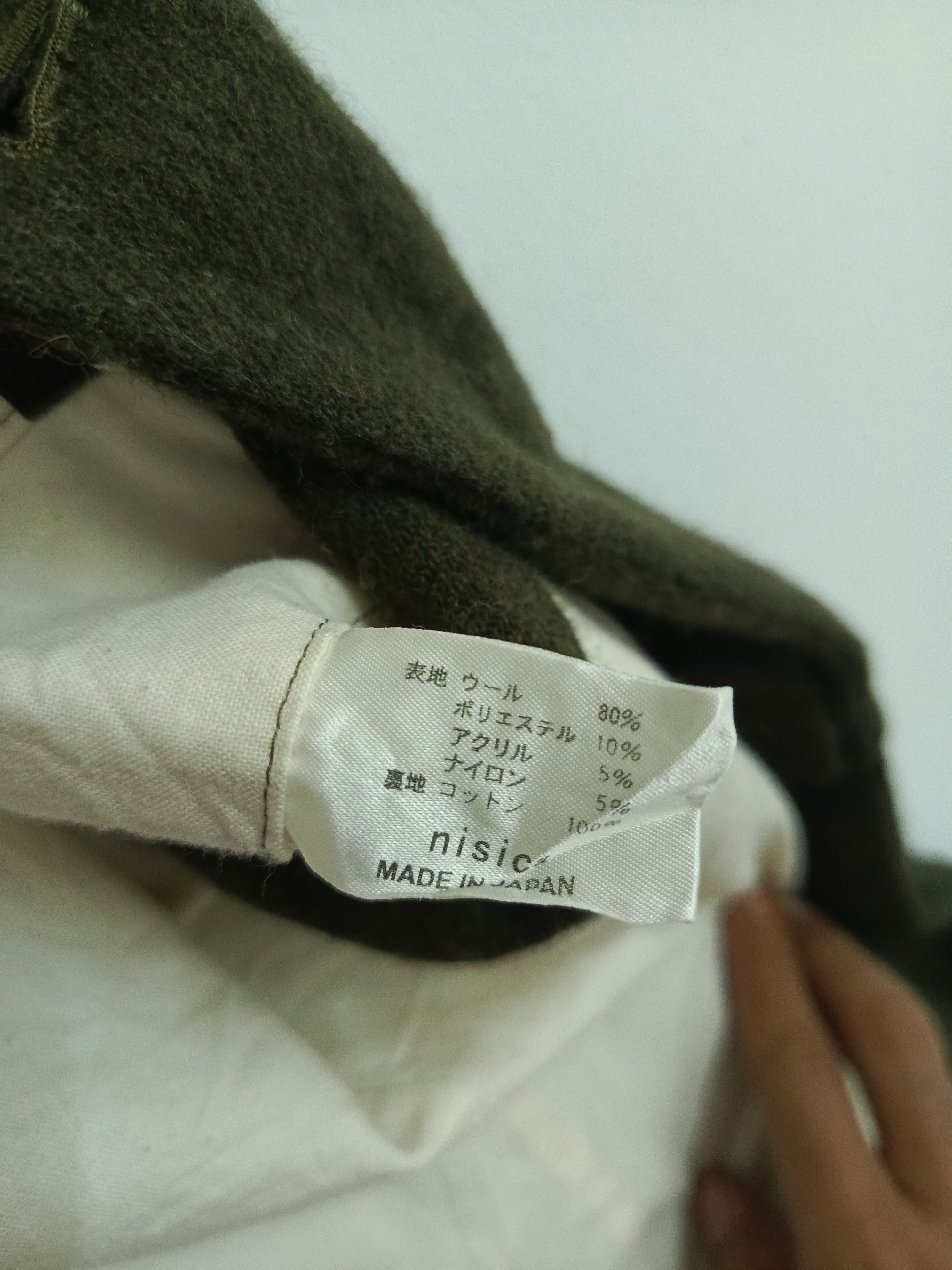 Designer × Japanese Brand Nisica Japan Sack Jacket / Coat - light wool blend Size 34S - 11 Thumbnail