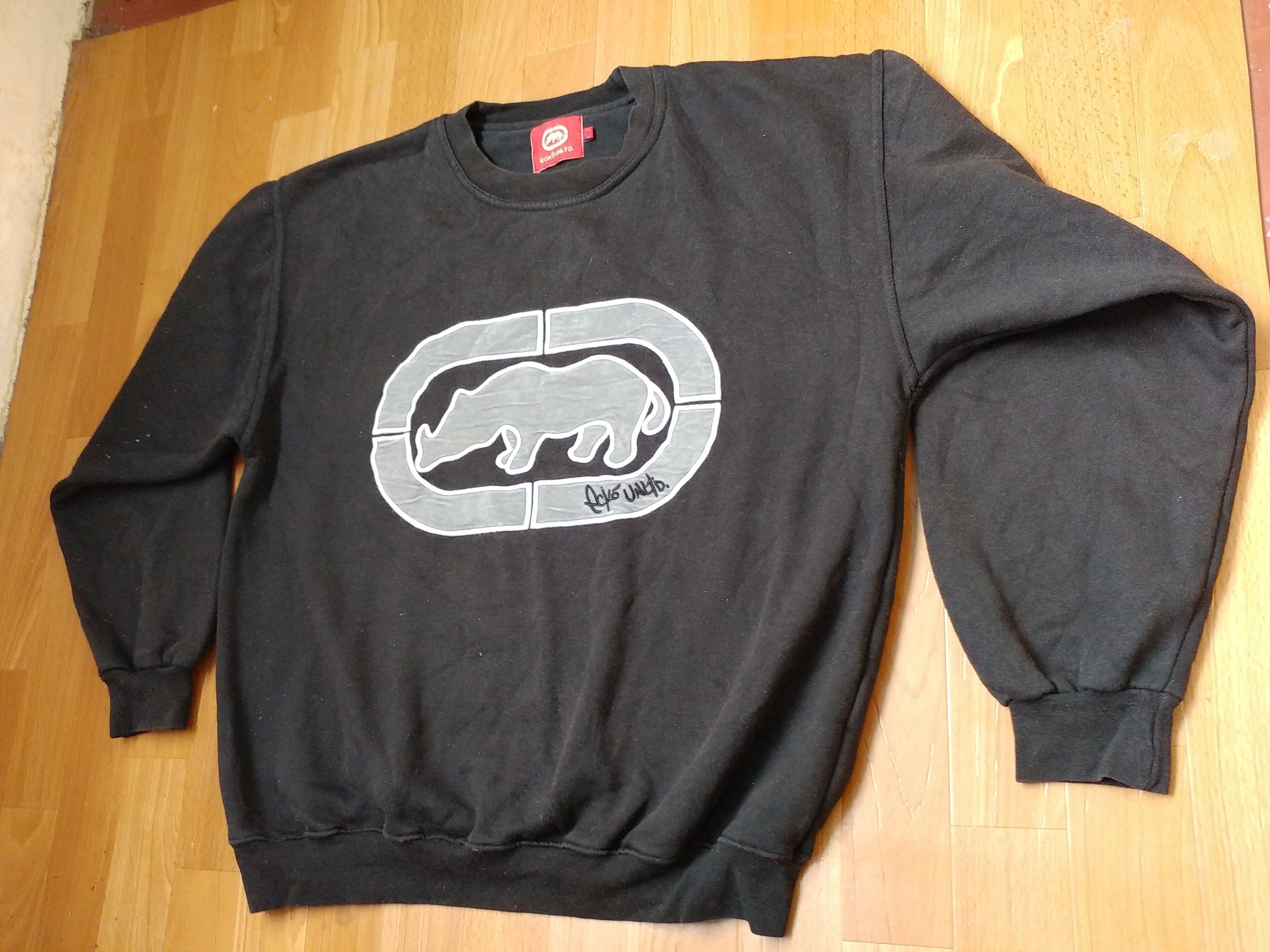 Ecko Unltd. ECKO UNLTD sweatshirt, black, vintage 90s hip hop, 1990s M Size US M / EU 48-50 / 2 - 3 Thumbnail
