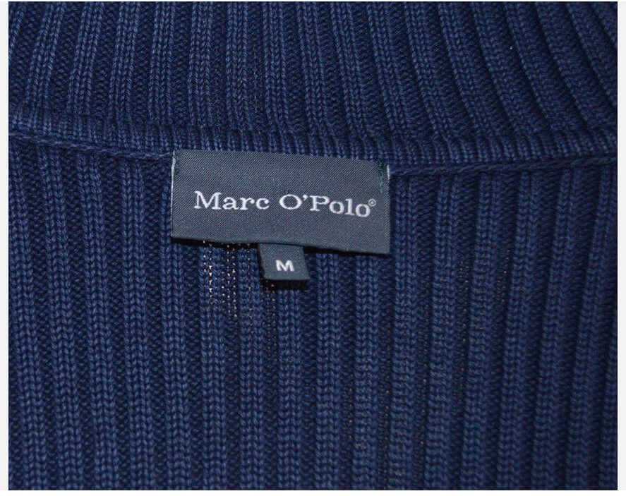 Marc O'Polo Marc O’Polo Unisex Sweater M Navy Blue 100% Cotton Size M / US 6-8 / IT 42-44 - 7 Thumbnail