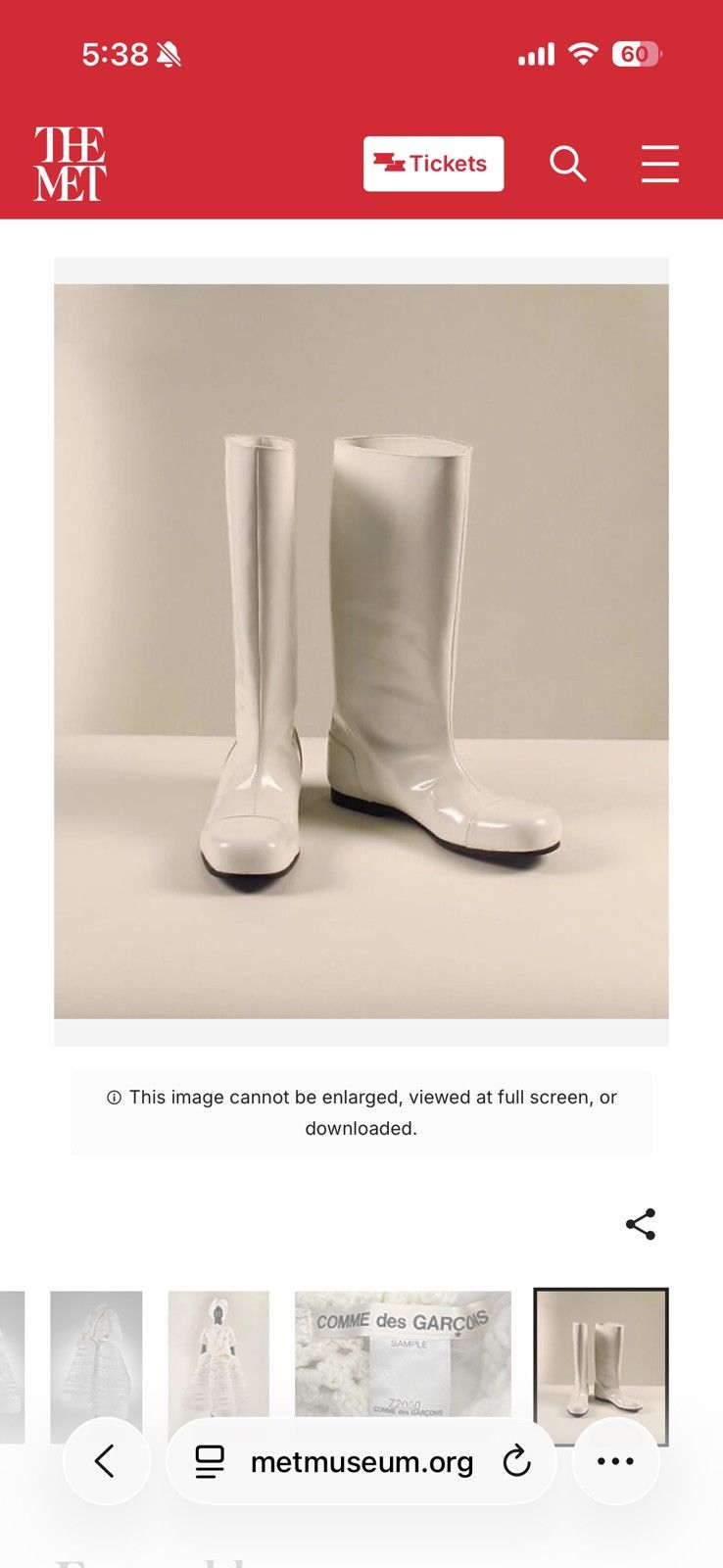 Comme des Garcons ARCHIVAL FW99 Comme des Garçons Square Toe Patent Boots Size US 6 / IT 36 - 9 Thumbnail