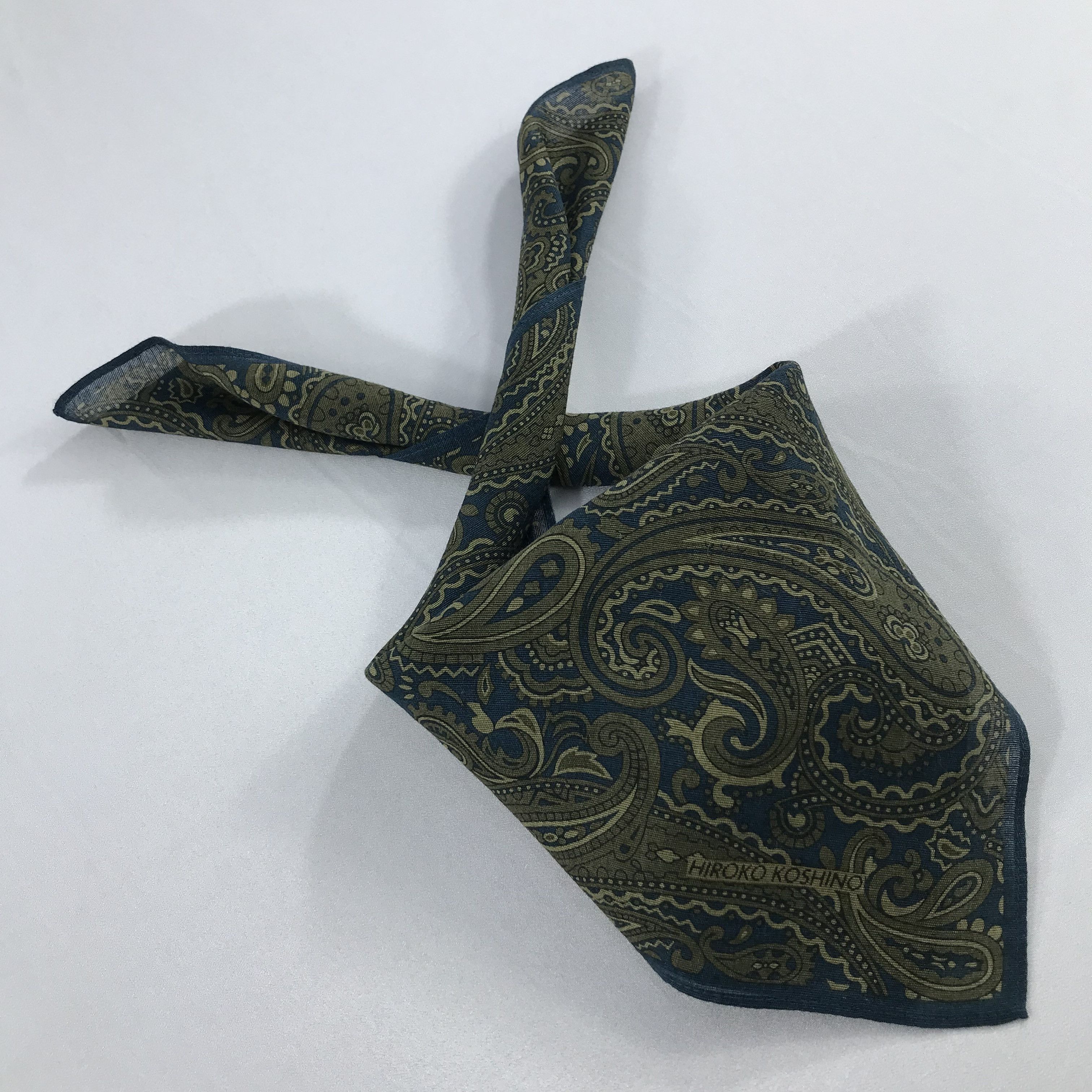 Hiroko Koshino Homme × Vintage Hiroko Koshino Bandana / Handkerchief / Neckerchief - S1961 Size ONE SIZE - 4 Thumbnail