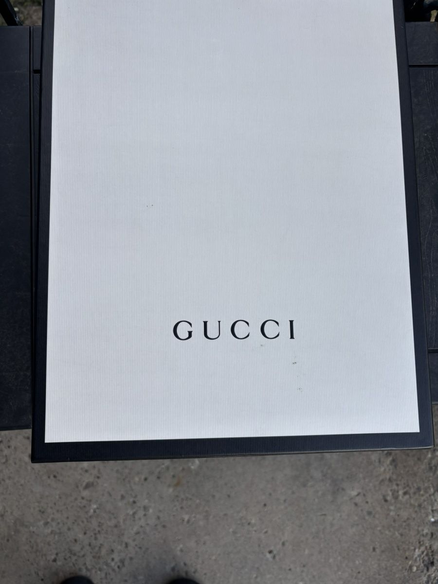 Gucci Gucci GG canvas & leather high tops Size US 5.5 / EU 38 - 10 Thumbnail