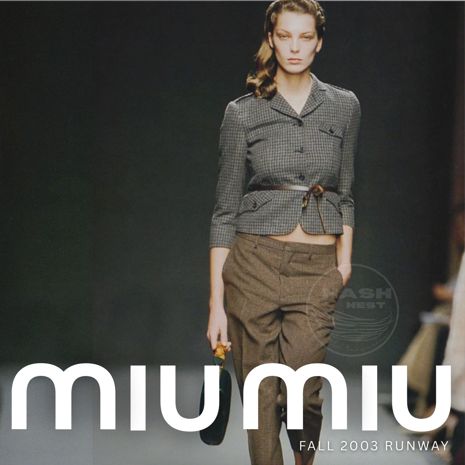 Miu Miu Rare Miu Miu 2003 Runway Blazer | Equestrian Cashmere, IT 40 Size S / US 4 / IT 40 - 2 Thumbnail