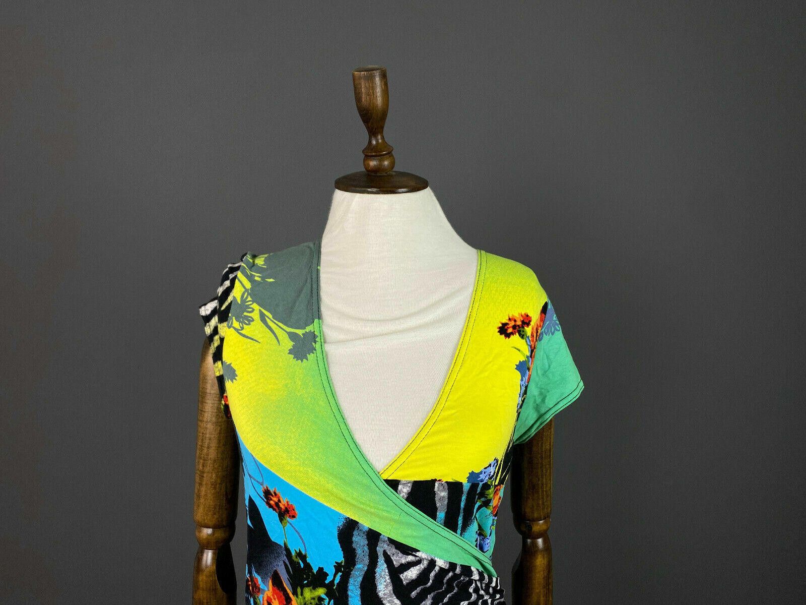 Designer Ladies Joseph Ribkoff Mulicolor Floral Dress Size 10 Size L / US 10 / IT 46 - 2 Thumbnail