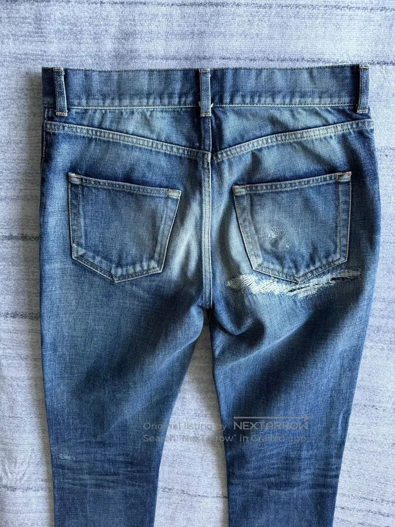 Saint Laurent Paris Saint Laurent 18AW Washed Denim Jeans. Size US 28 / EU 44 - 3 Thumbnail