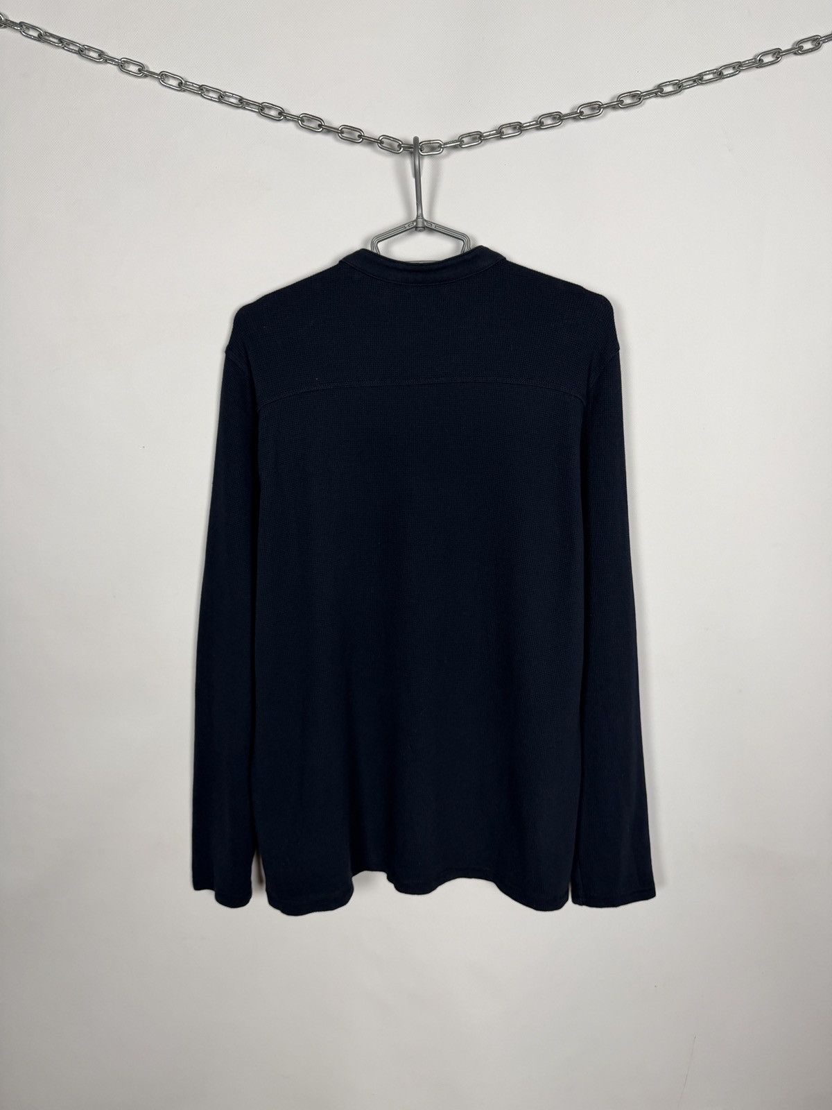 Allsaints Allsaints Hayes Long Sleeve Henley Shirt Pullover Size M Size US M / EU 48-50 / 2 - 11 Thumbnail
