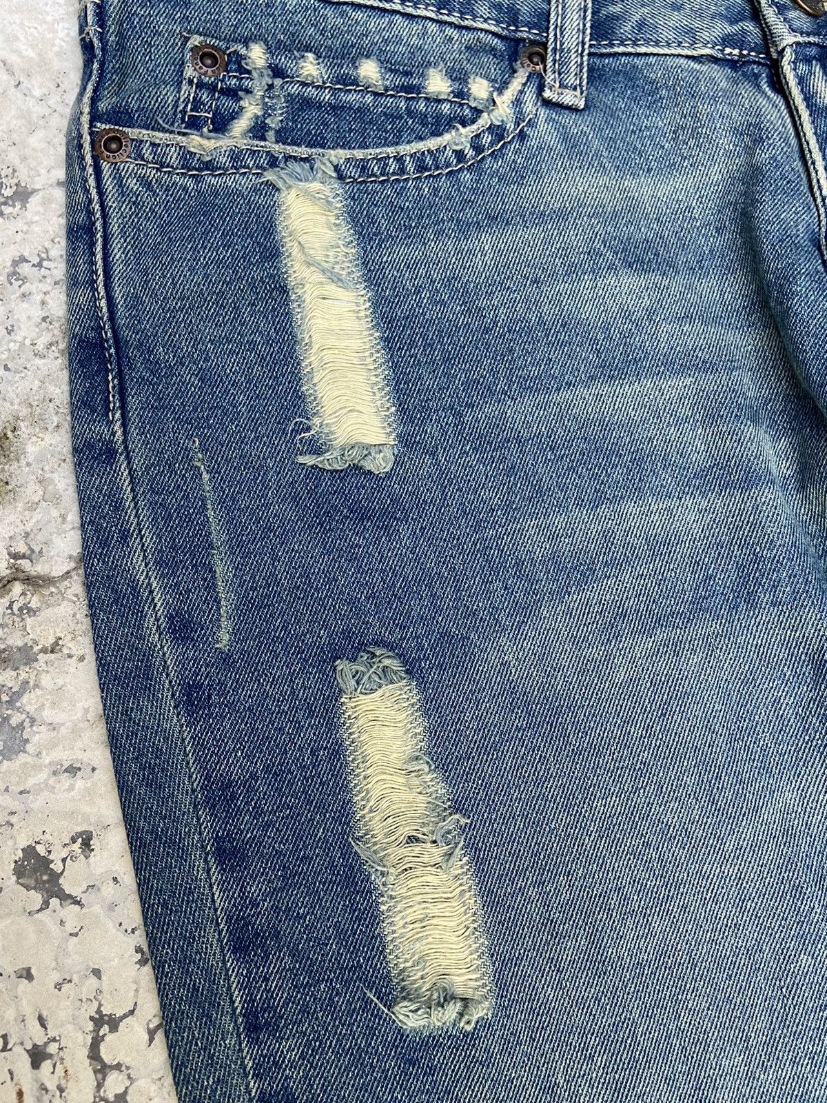 20471120 × If Six Was Nine × Japanese Brand Y2K fancy collection flare disetressed denim pants Size 30" / US 8 / IT 44 - 10 Thumbnail