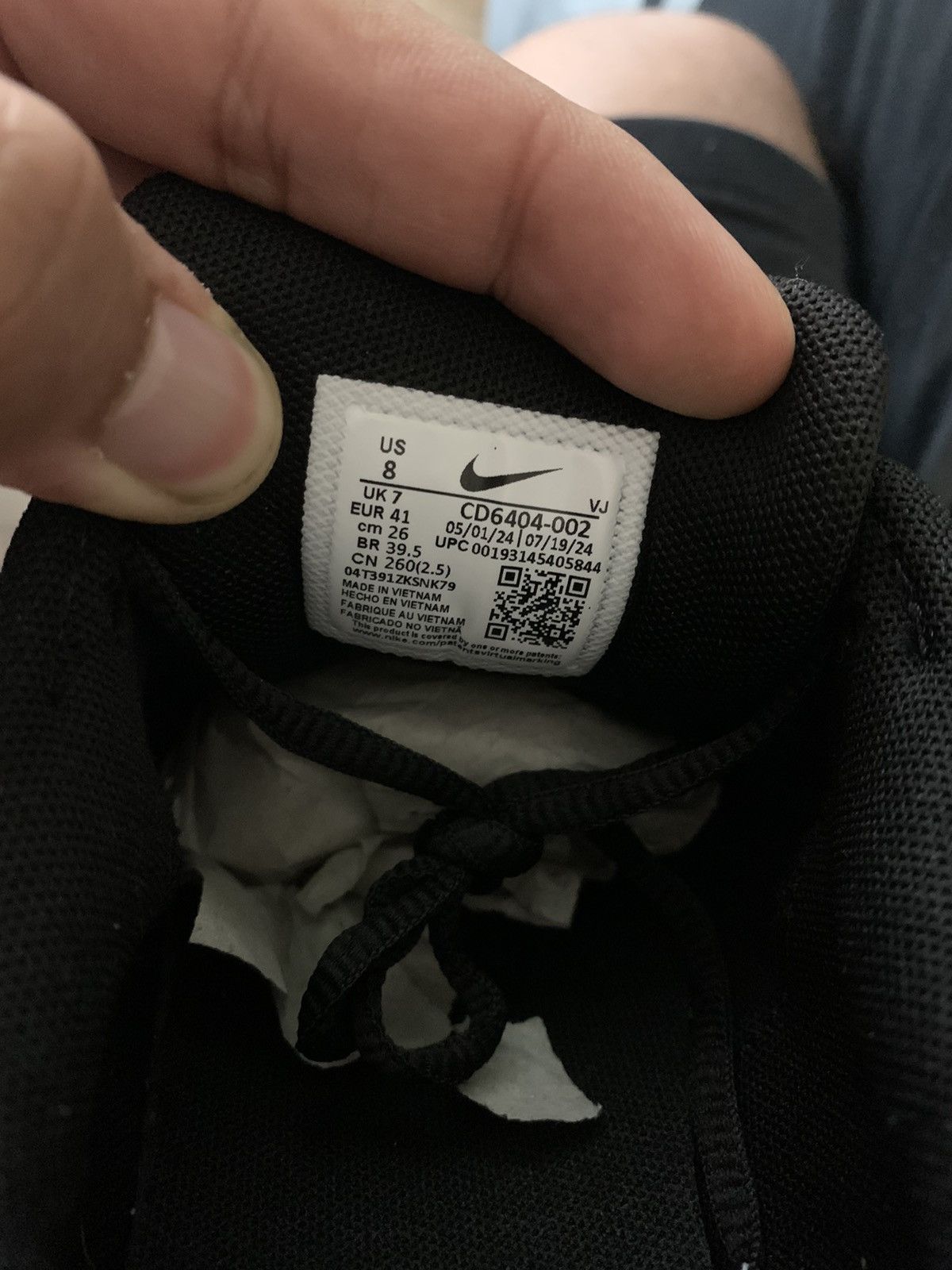 Nike Nike P-6000 Black Size US 8 / EU 41 - 10 Thumbnail