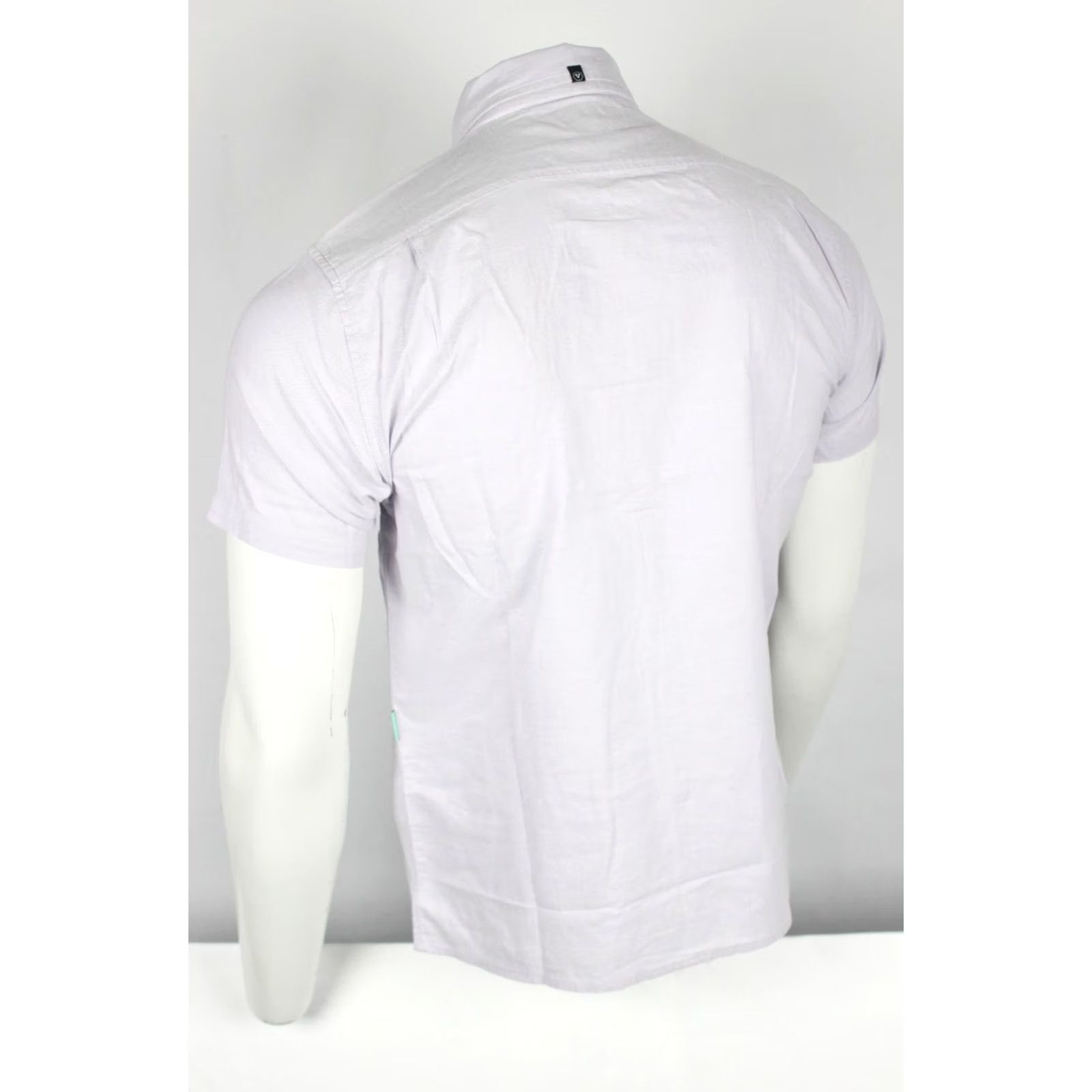 Vissla VISSLA Men's Box Fit Eco Short Sleeve Button Shirt Organic Lightweight S Small Purple Shirt Men Small Purple 100% Organic Cotton Size US S / EU 44-46 / 1 - 2 Thumbnail