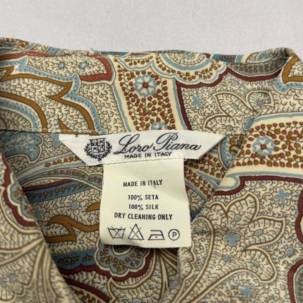 Loro Piana Loro Piana Silk Paisley Button Up Blouse Women's 42 US 6 Size M / US 6-8 / IT 42-44 - 4 Thumbnail