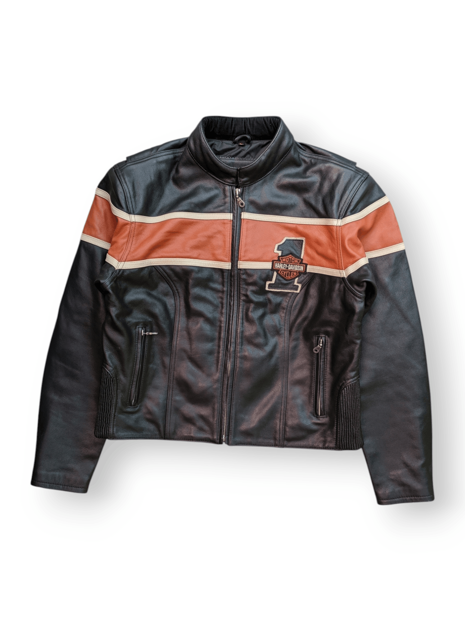 Harley Davidson Retro Harley Davidson Genuine Leather Jacket Size L / US 10 / IT 46 - 1 Thumbnail