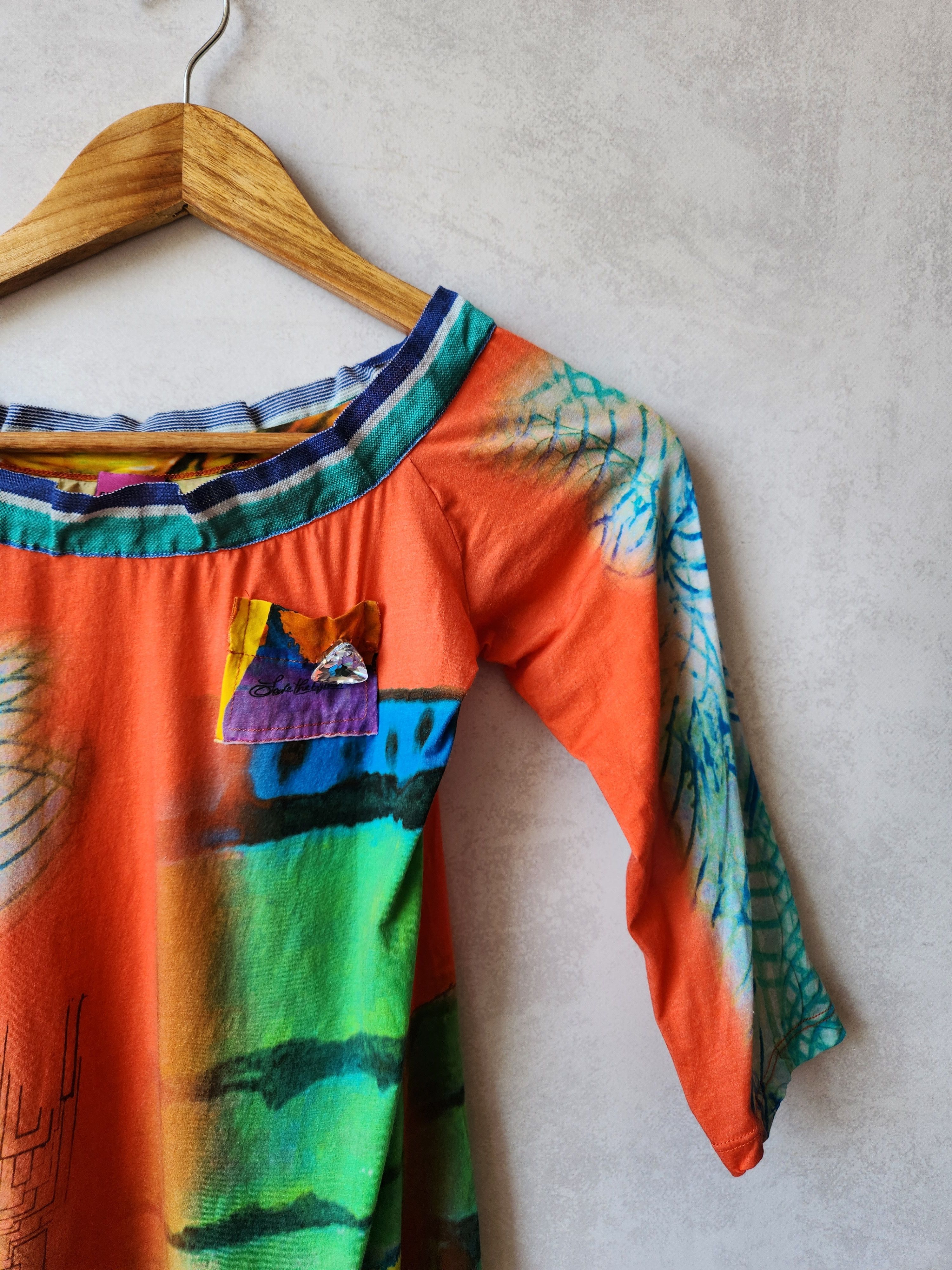 Other Save the queen multicolor lightweight cotton shirt size M Size M / US 6-8 / IT 42-44 - 4 Thumbnail