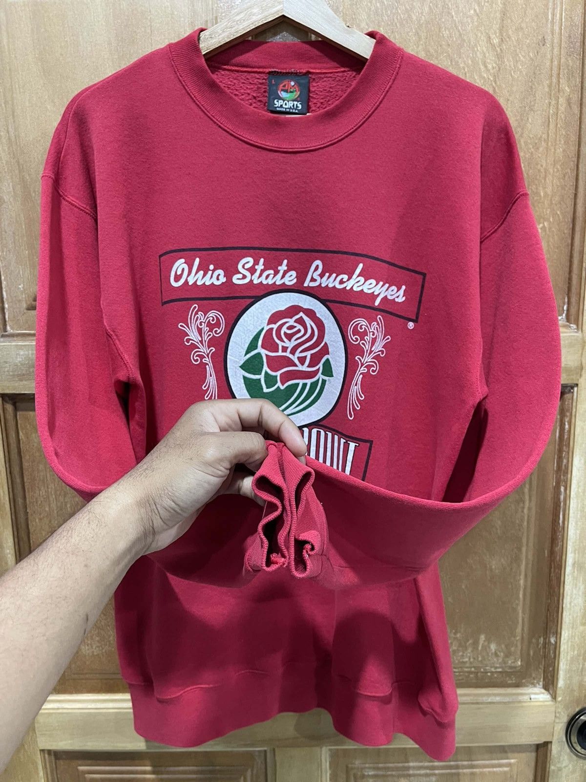 Vintage Vintage🔥 Ohio State Bukeyes Rose Bowl Champion Sweatshirt Size US L / EU 52-54 / 3 - 8 Thumbnail