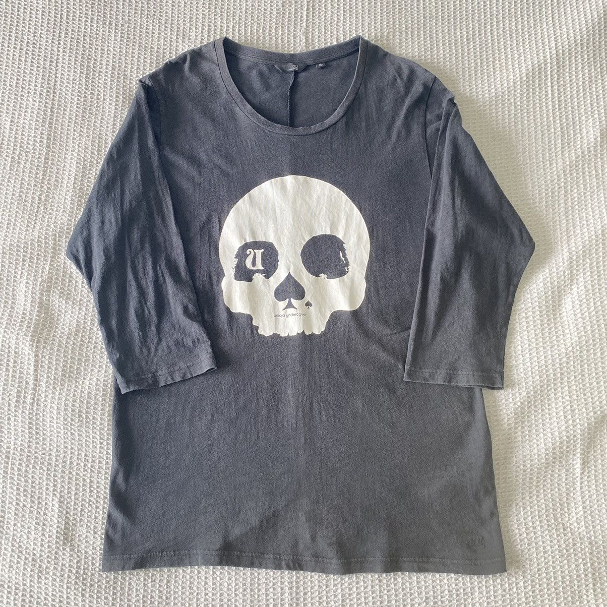 Faded Undercover Skulls Design x Uniqlo Japanese Brand L/S