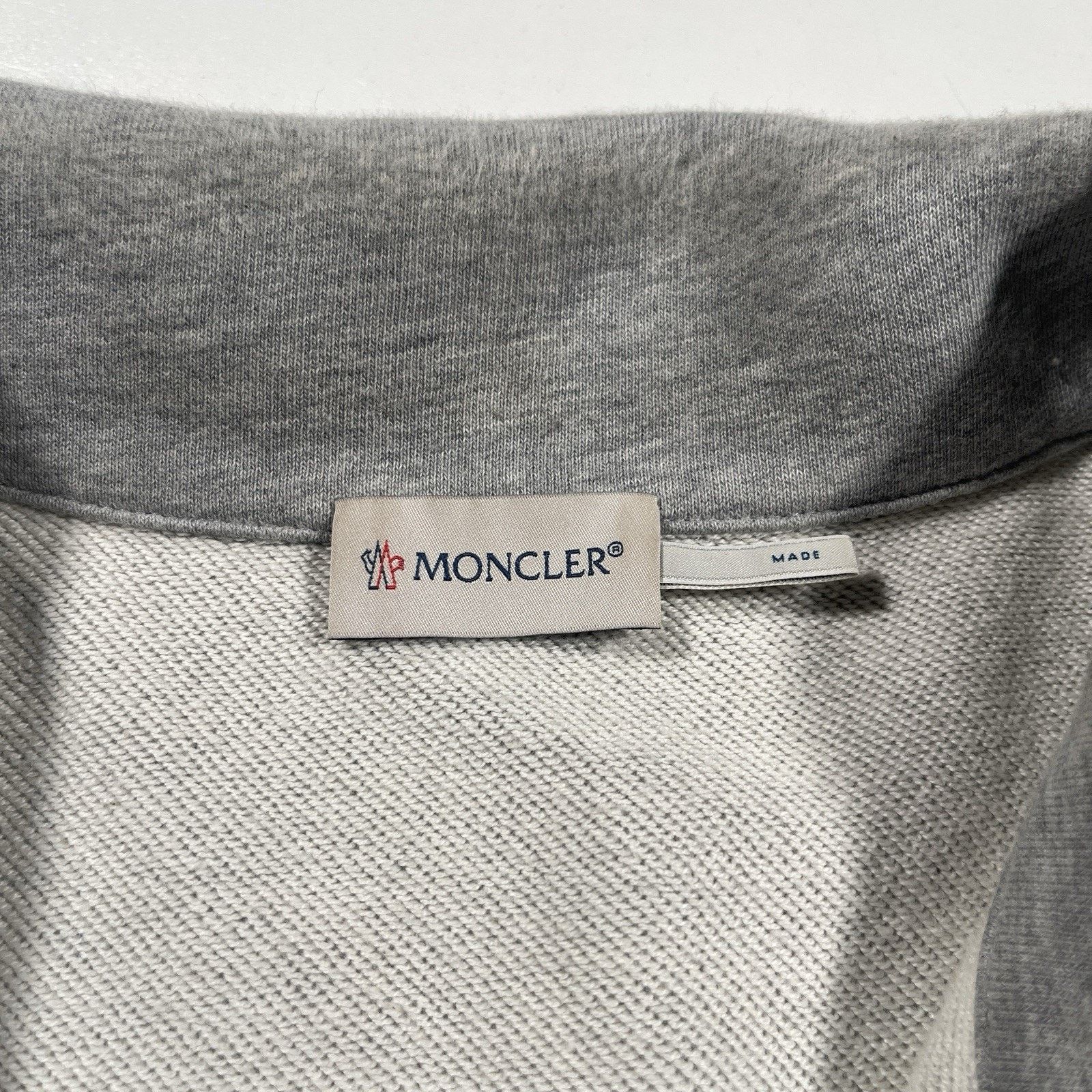 Moncler Moncler Maglia Aperta Full Zip Up Sweater Jacket Gray Size US XXL / EU 58 / 5 - 3 Thumbnail