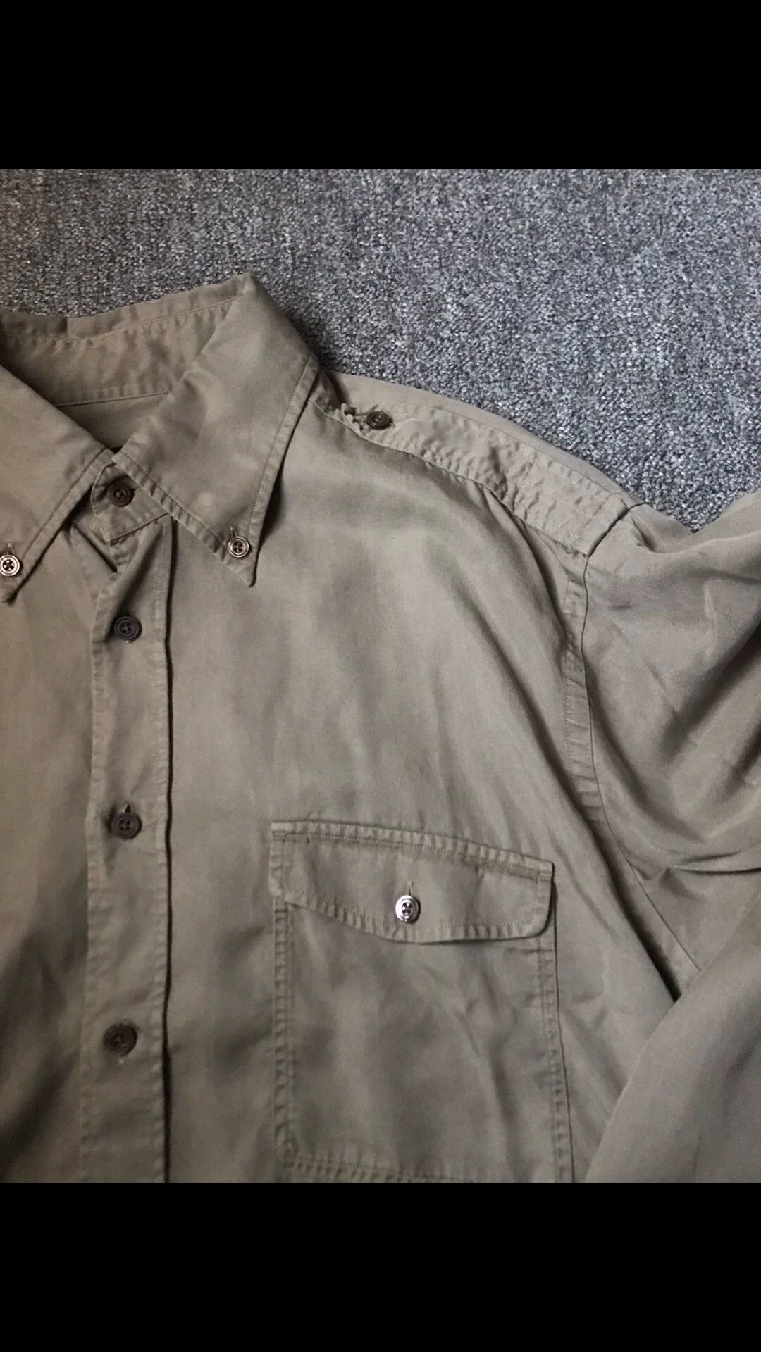 Tom Ford Tom Ford Military Lyocell Shirt 42 Size US XL / EU 56 / 4 - 7 Thumbnail