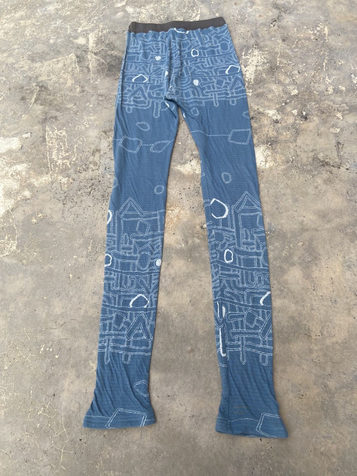 Kapital Kapital Windday SafetyFlap Pants Japan Made Art Pattern Knit Size US 26 / EU 42 - 2 Thumbnail