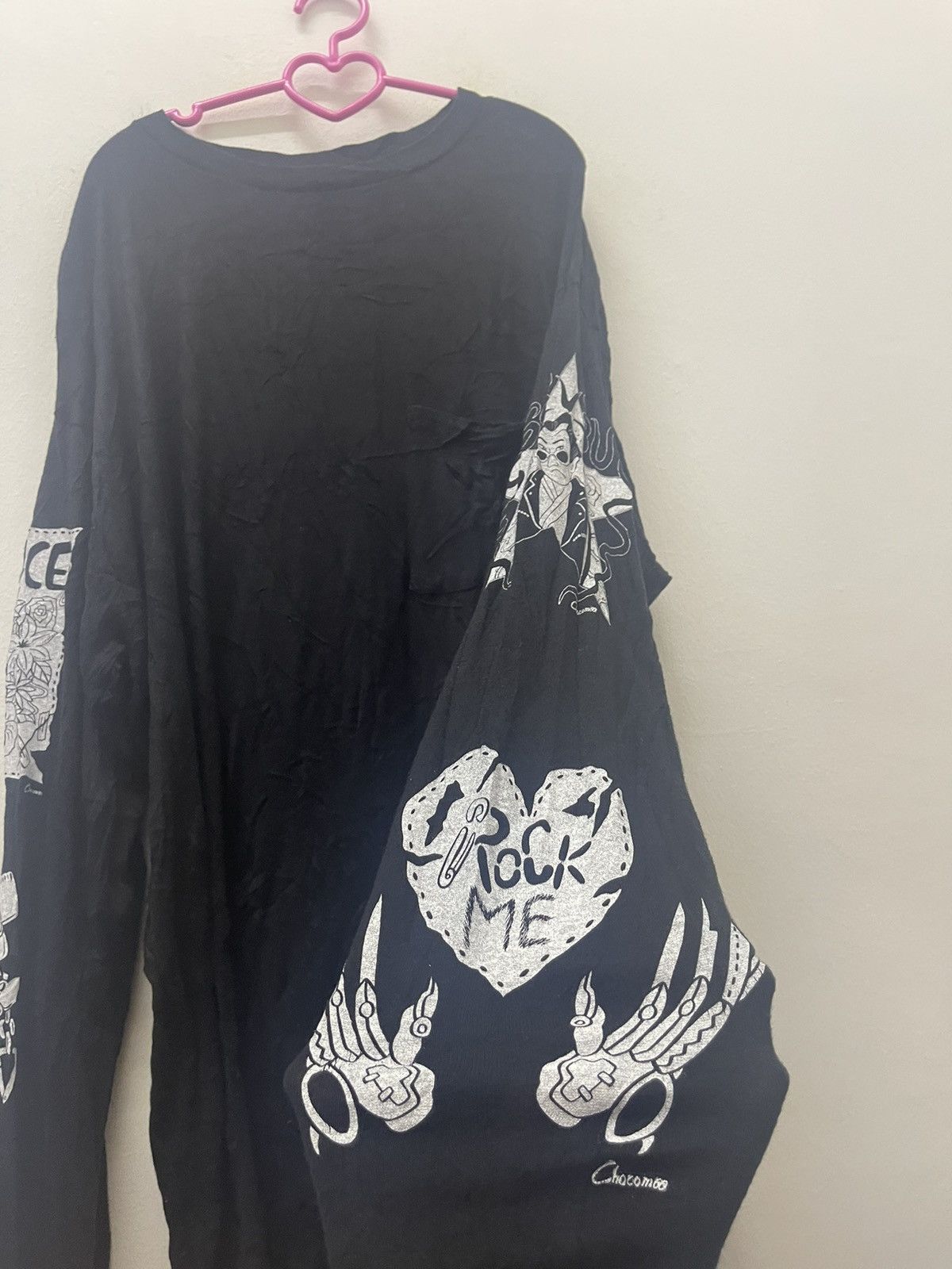 If Six Was Nine Rare Vintage STUDIO SEVEN x Yuka Chocomoo Sukajan Street Art Size US M / EU 48-50 / 2 - 5 Thumbnail