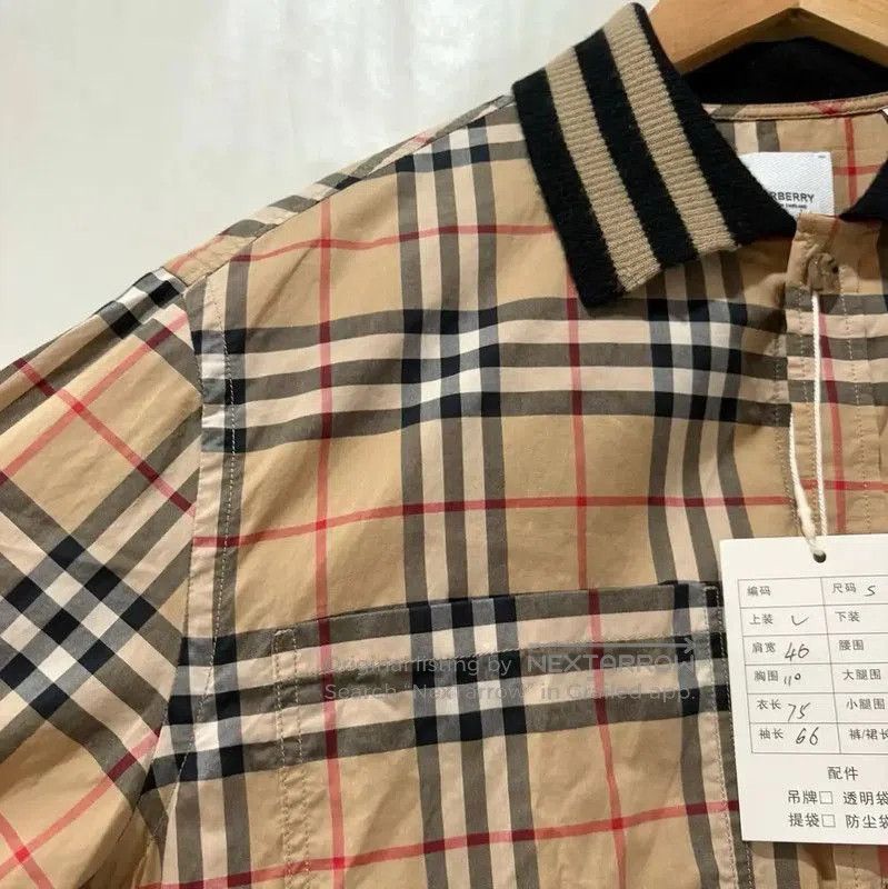 Burberry Burberry Men’s Long Sleeve Khaki Shirt. Size US S / EU 44-46 / 1 - 3 Thumbnail