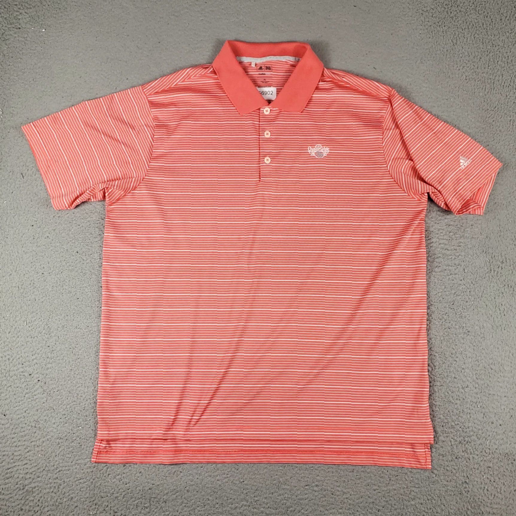 Adidas Adidas Polo Shirt Mens XL Pink Striped Golf Short Sleeve Polo Shirt XL Mens Pink Adidas Striped Polo Short Sleeve Golf Shirt Size US XL / EU 56 / 4 - 4 Thumbnail