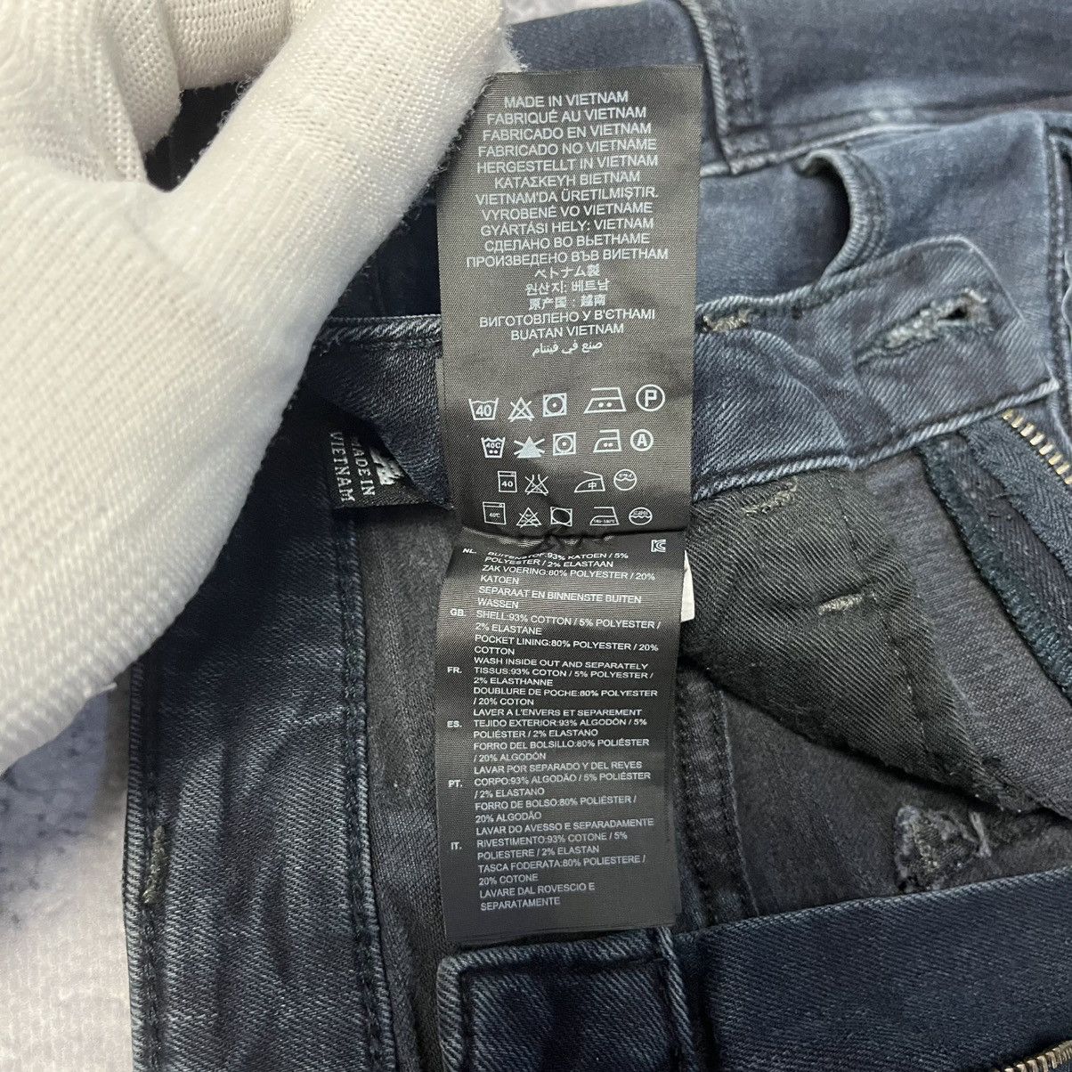 G-Star Vintage G-Star RAW Davin 3D Law Boyfriend Denim Black Jeans Size 28" / US 6 / IT 42 - 11 Thumbnail