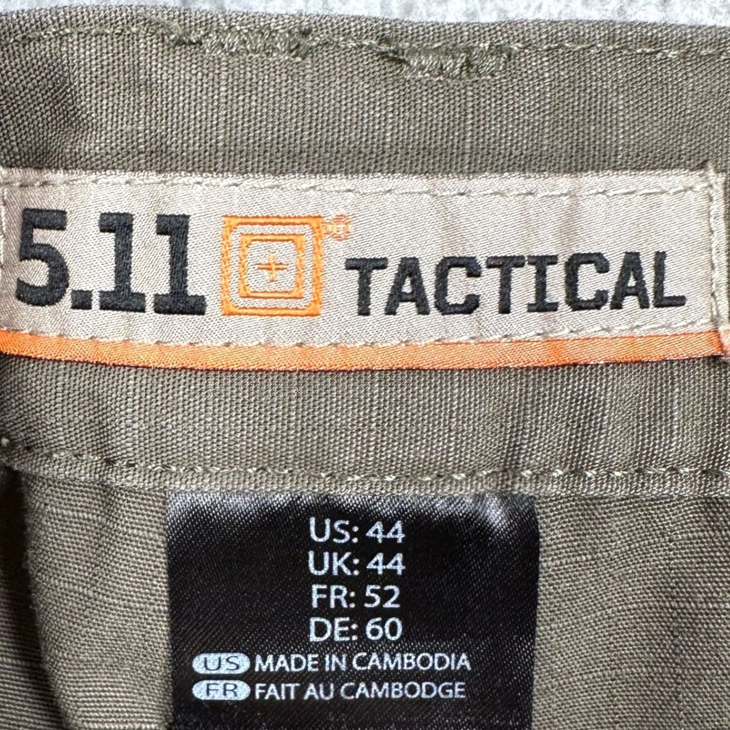 Vintage 5.11 Tactical Cargo Shorts Mens 44 Brown Ripstop Stretch Waistband Hiking EUC Size US 44 / EU 60 - 3 Thumbnail