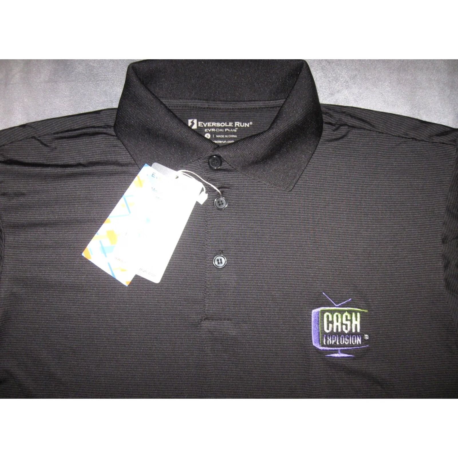 Vintage CASH EXPLOSION TV Game Show Polo Shirt New Men's Small Cleveland OHIO LOTTERY Polo Shirt Size US S / EU 44-46 / 1 - 3 Thumbnail