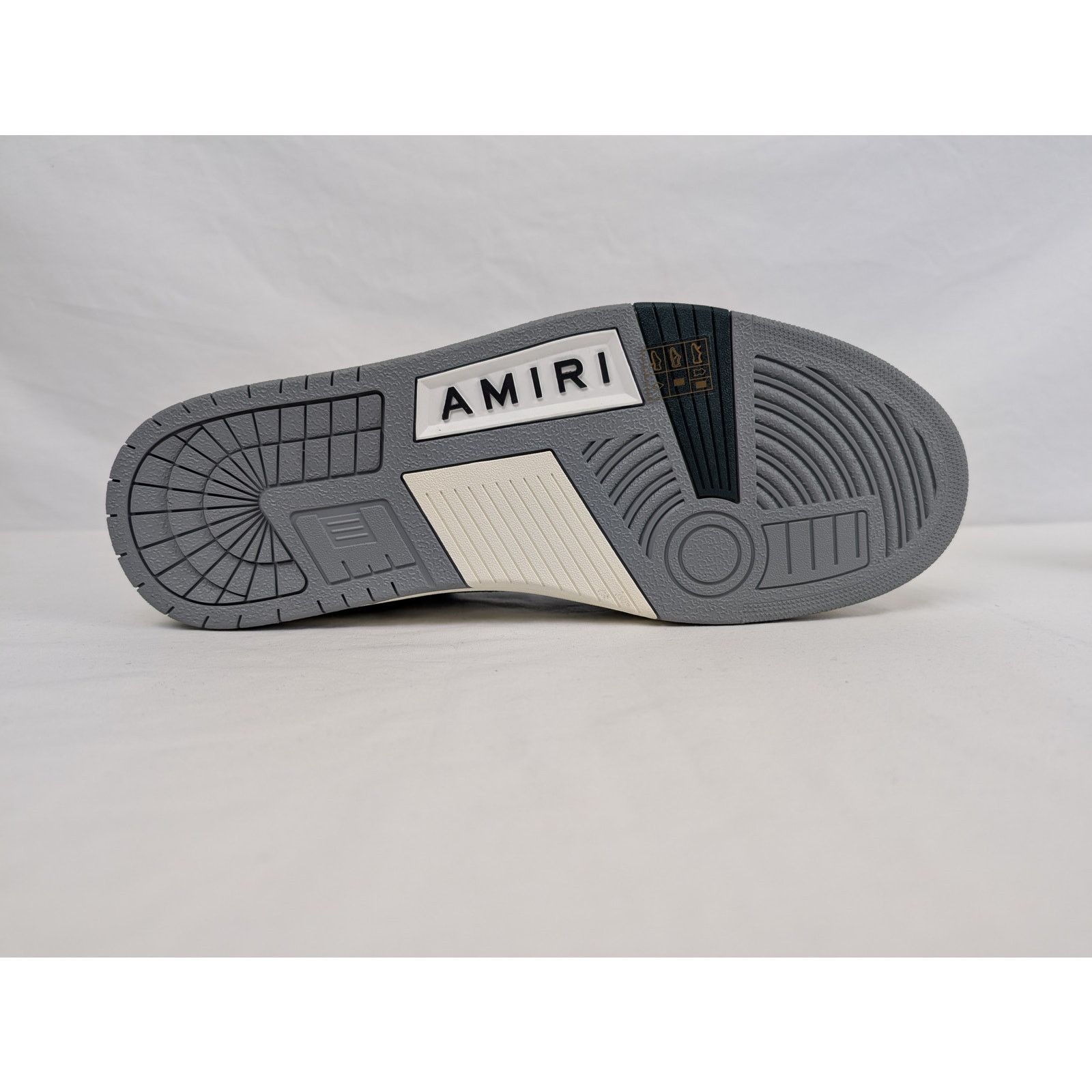 Amiri o1rshd1 Varsity Skel Skeleton Top Low Sneakers in Evergreen Size US 13 / EU 46 - 15 Thumbnail