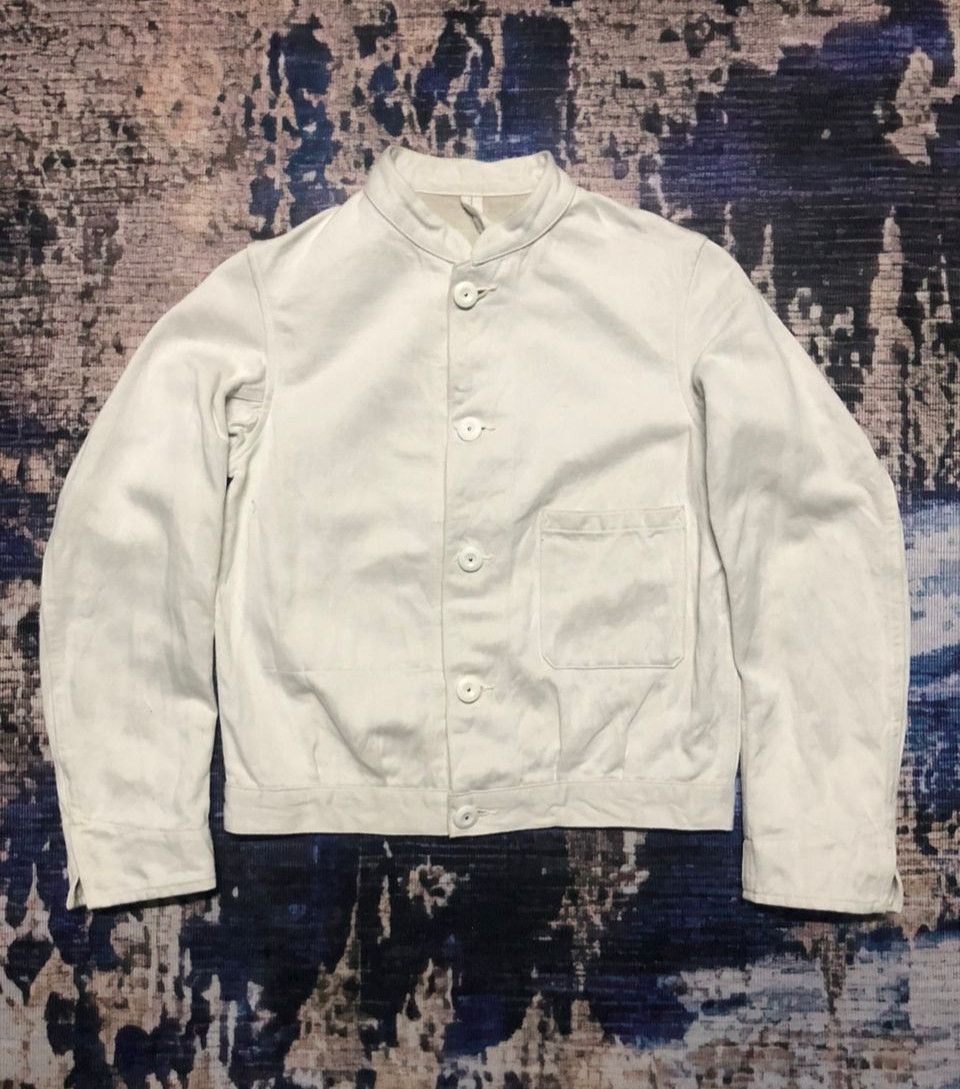 SCYE Scye Masterpiece Cotton Linen Cropped Jacket In White Size XS / US 0-2 / IT 36-38 - 2 Thumbnail
