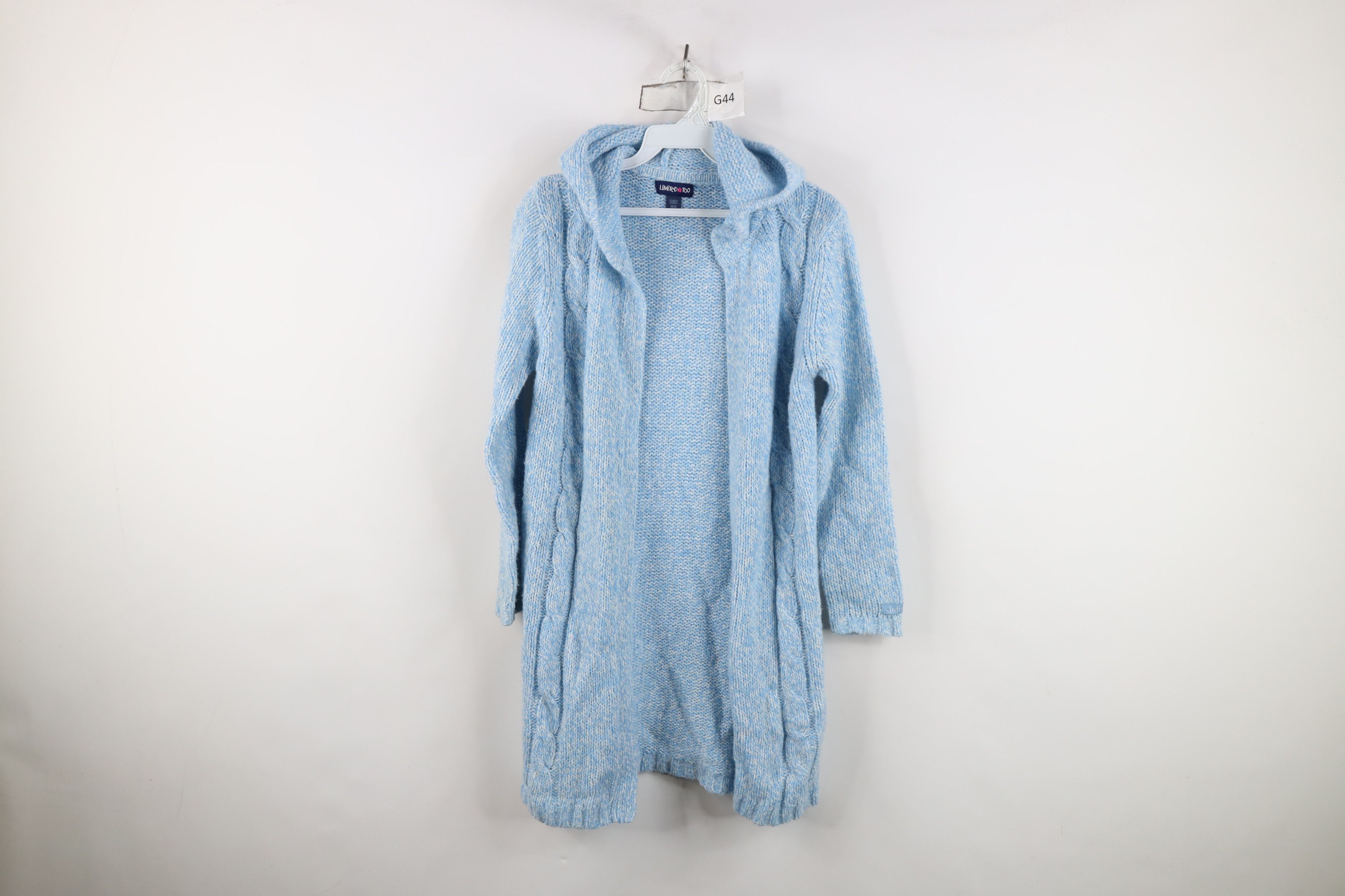 Vintage Vintage 90s Y2K Limited Too Hooded Knit Cardigan Sweater Size M / US 6-8 / IT 42-44 - 1 Thumbnail