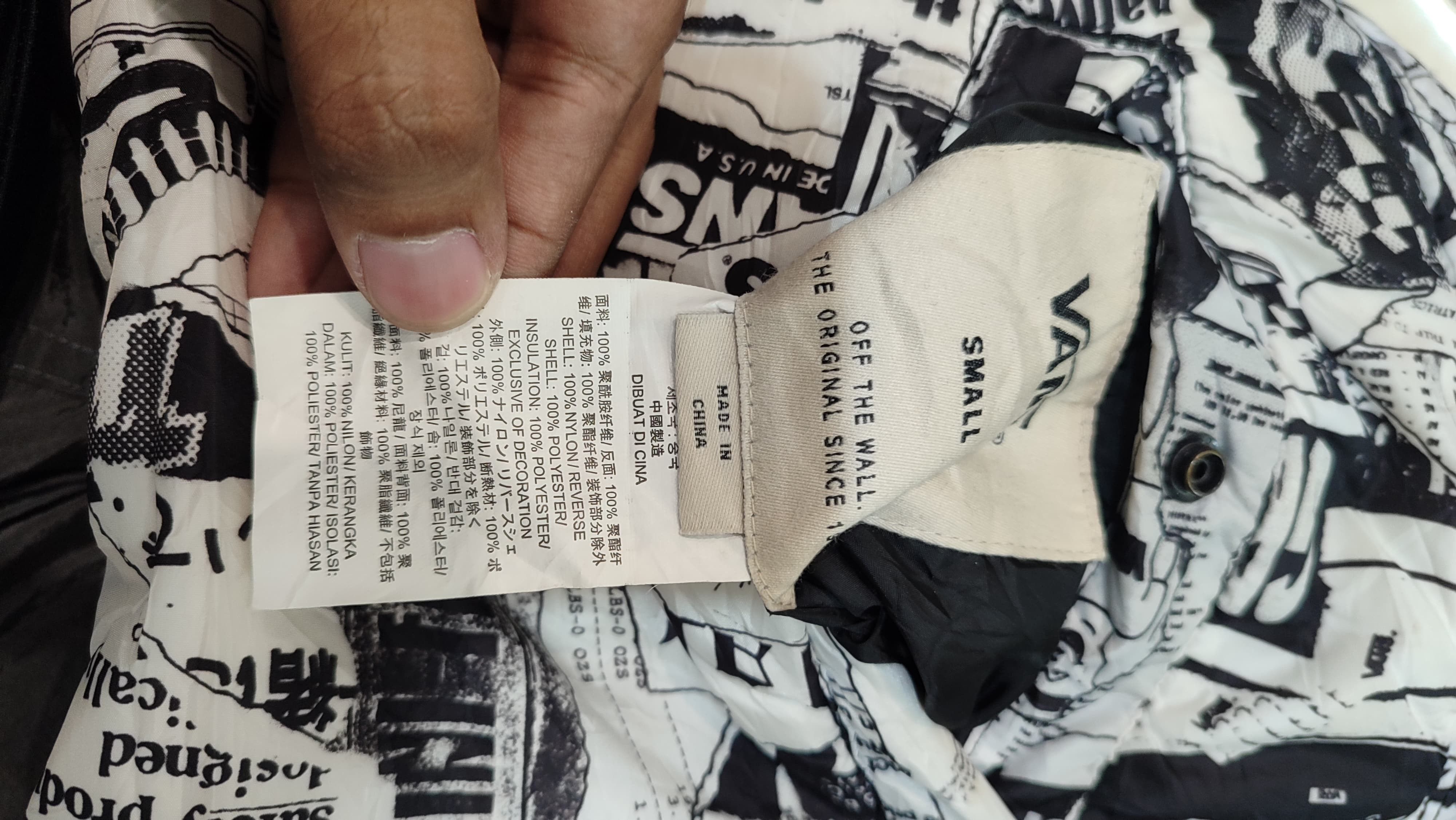 Vans Vans bomber reversible Size US S / EU 44-46 / 1 - 8 Thumbnail