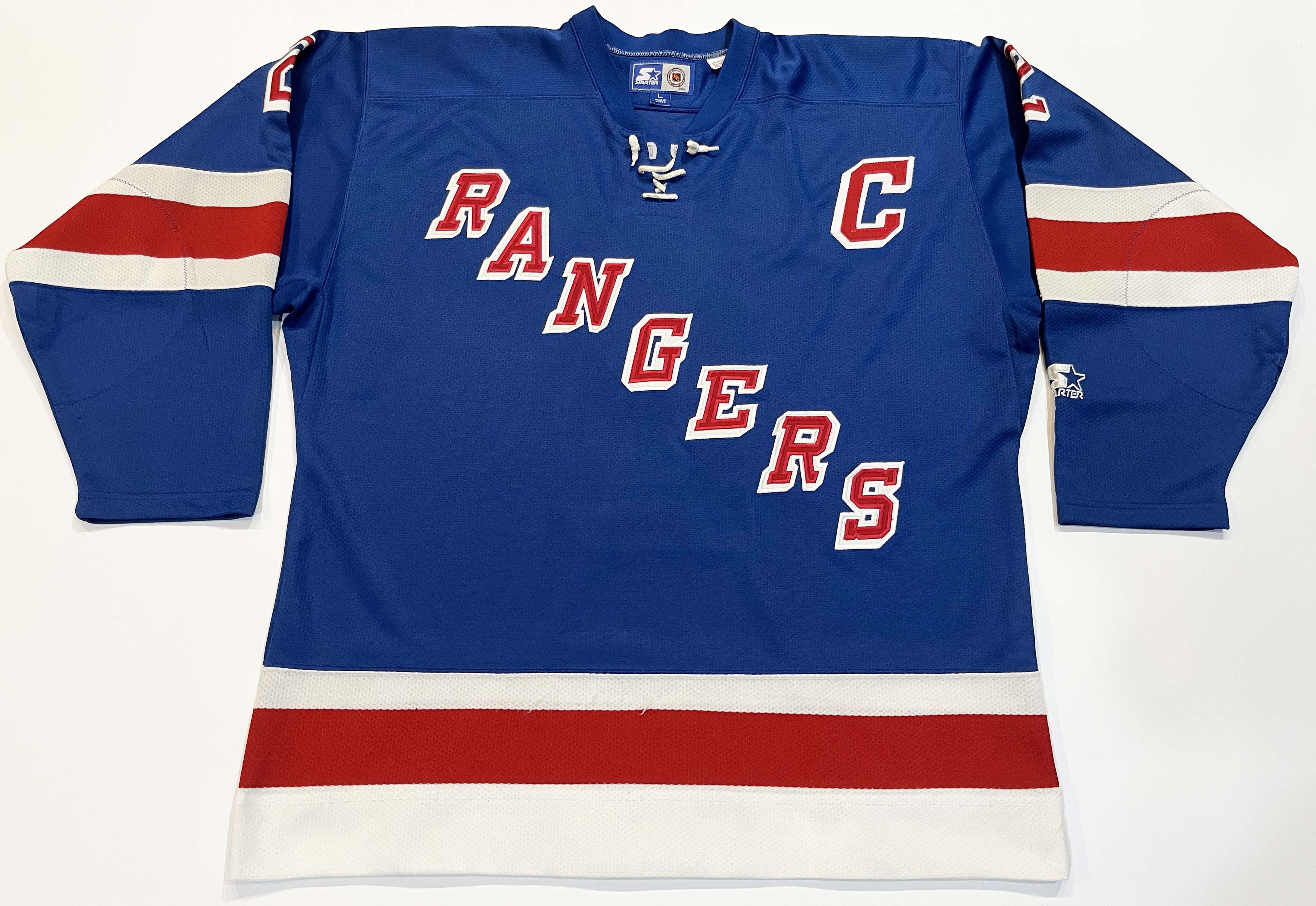 NHL × Starter × Vintage Vintage Starter New York Rangers LEETCH #2 NHL Hockey Jersey Size US L / EU 52-54 / 3 - 1 Thumbnail