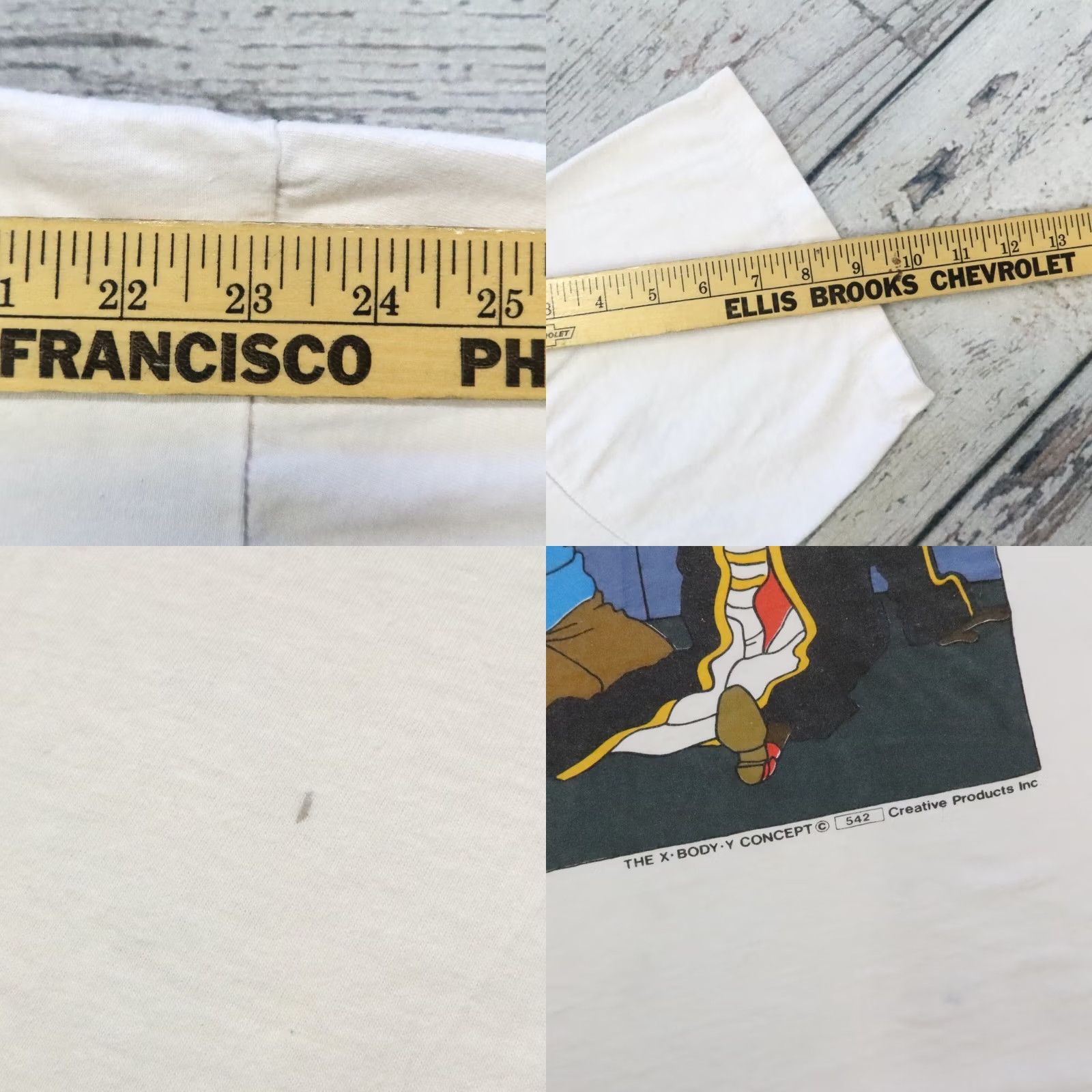 Vintage Vintage Adventures of Tin Tin Land of Black Gold TShirt XL White - Nike Shirt Style? Size US XL / EU 56 / 4 - 9 Thumbnail