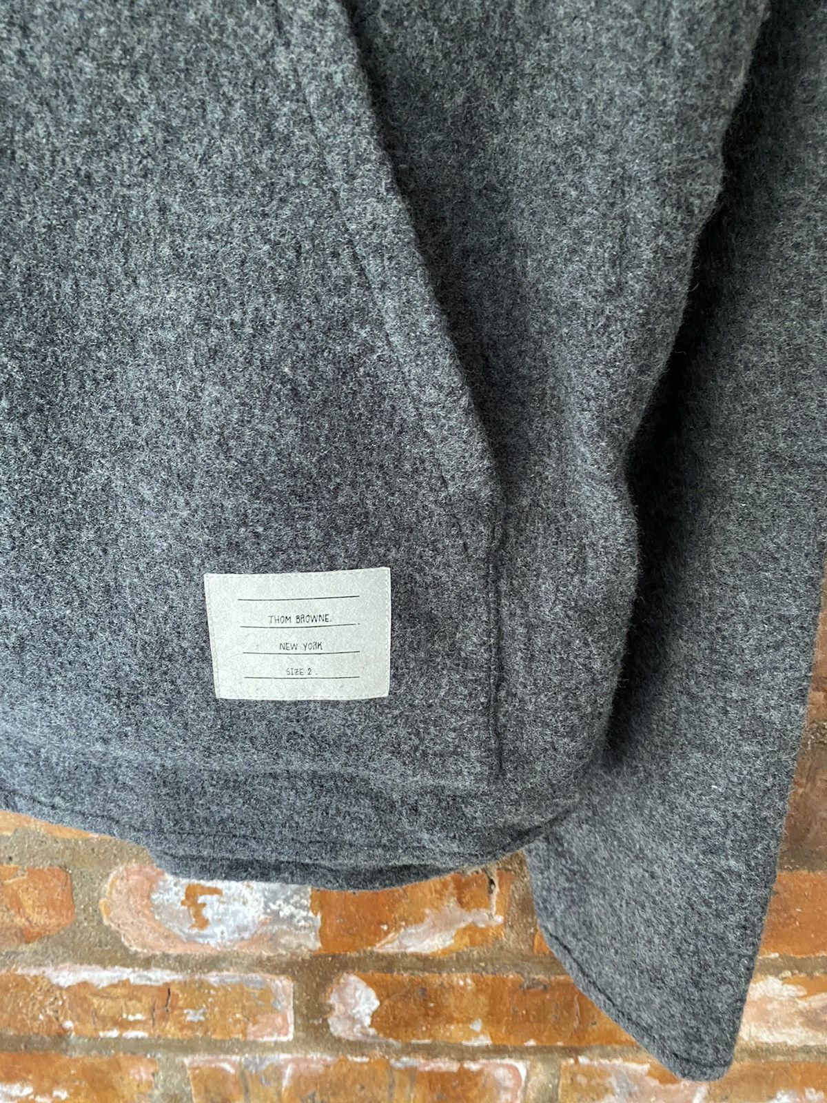 Thom Browne Iconic wool hoodie Size US M / EU 48-50 / 2 - 5 Thumbnail