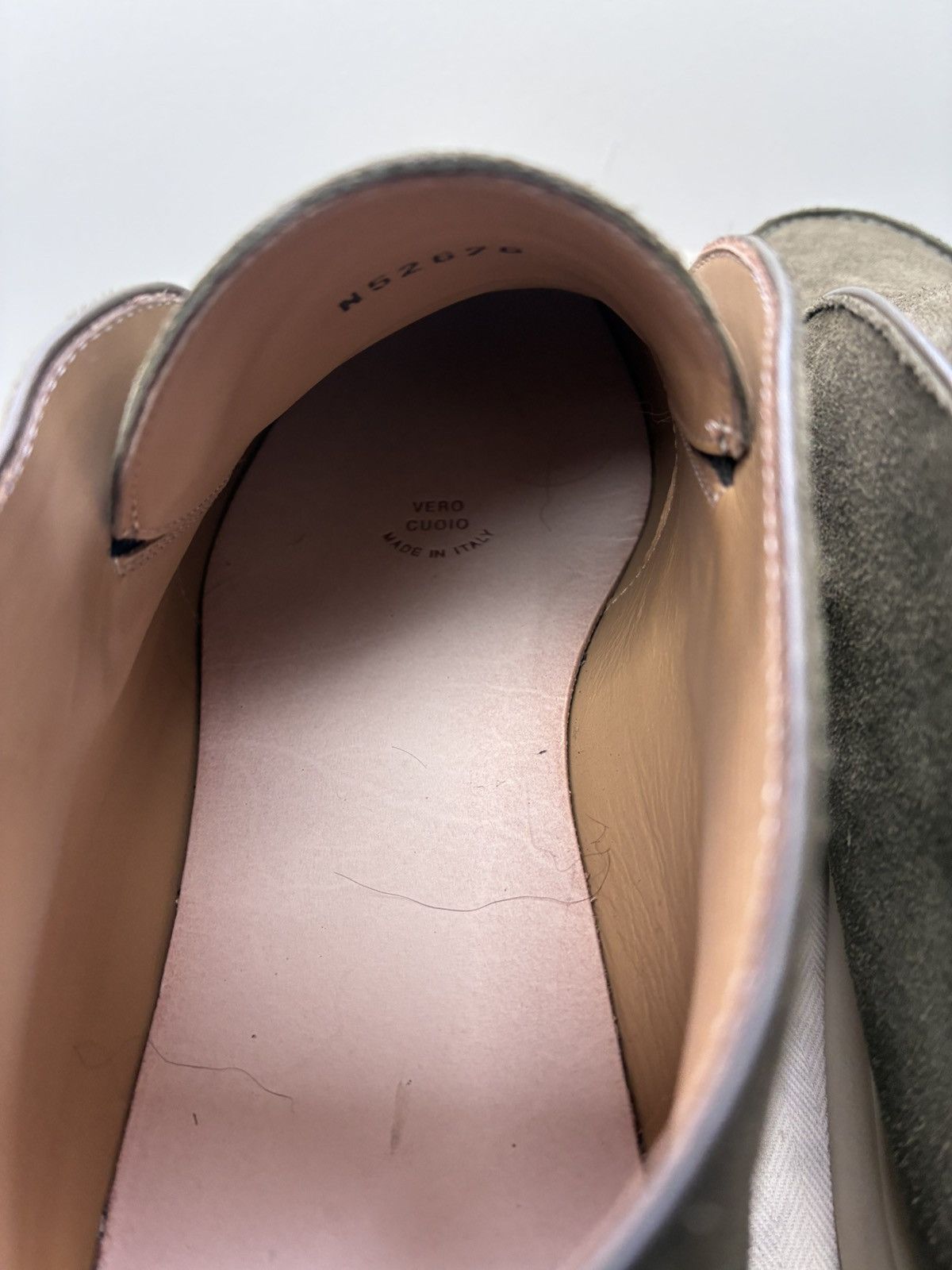 Loro Piana Loro Piana olive green open walk uk 7 eu 40 Size US 10 / IT 40 - 6 Thumbnail
